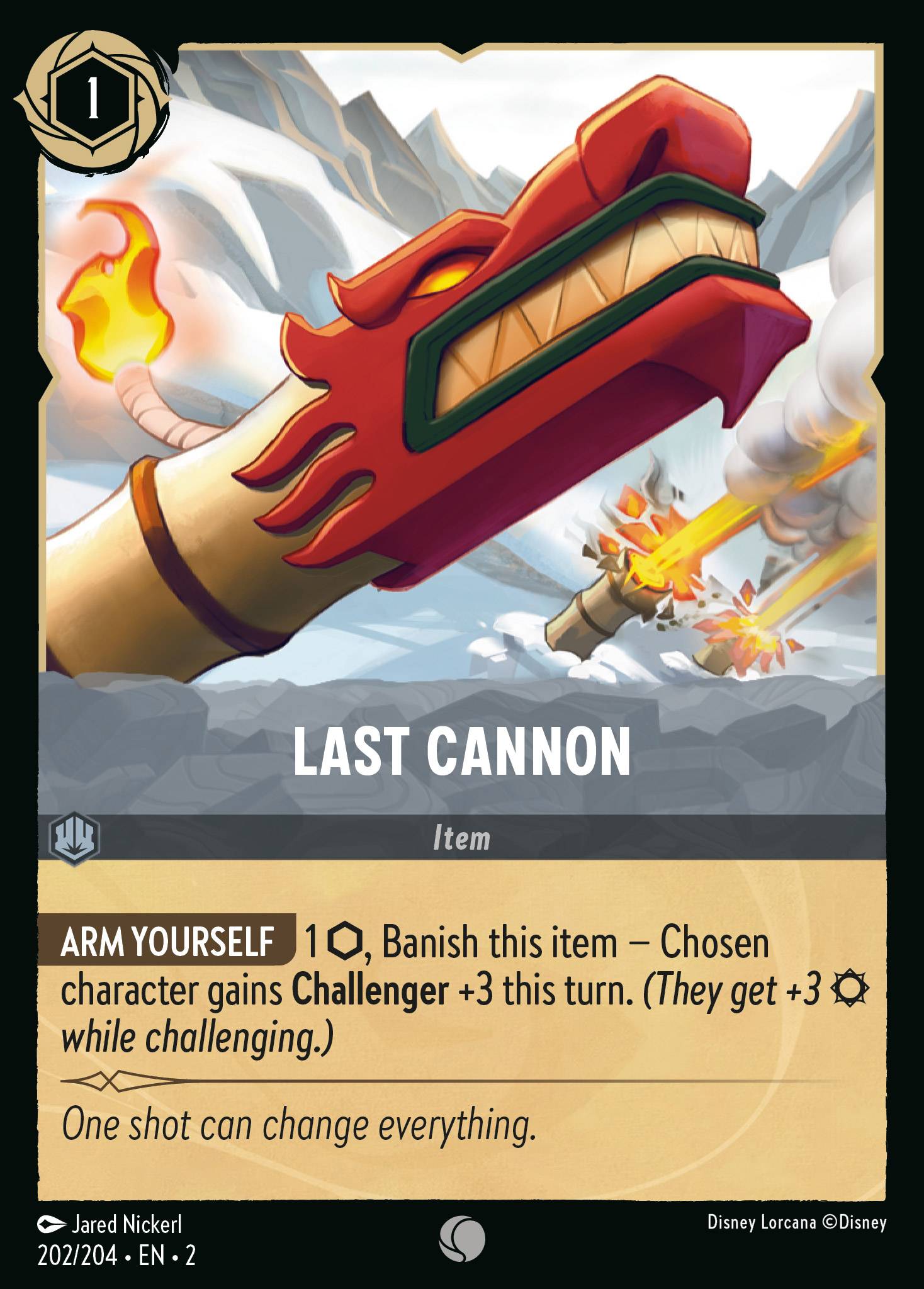 Last Cannon | Rise of the Floodborn #202 [foil]