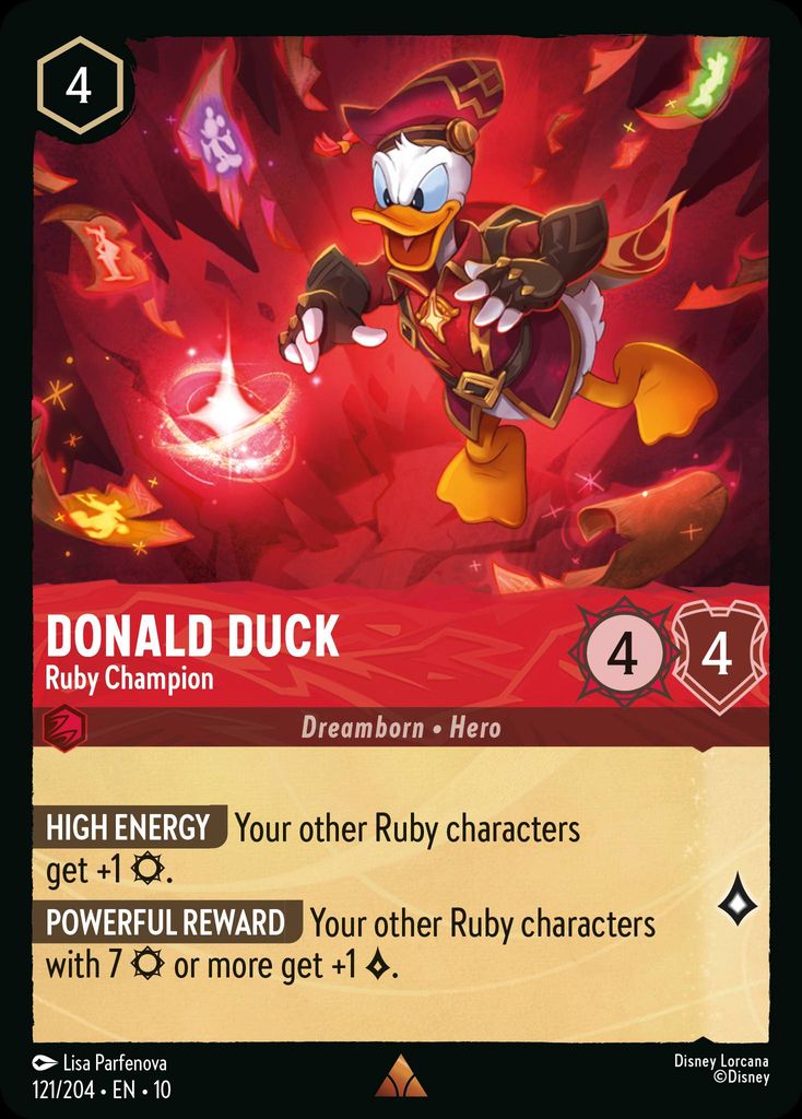Donald Duck - Ruby Champion | Whispers in the Well #121 [foil]