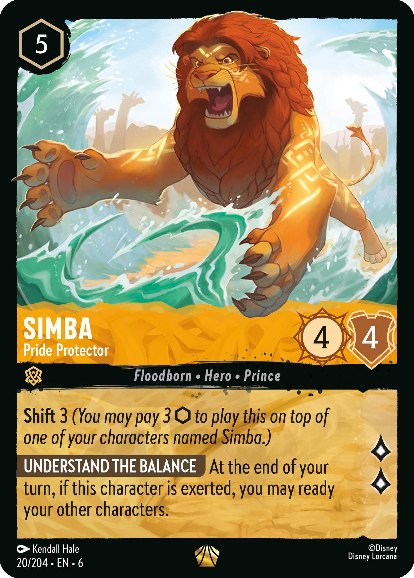 Simba - Pride Protector | Azurite Sea #20 [foil]