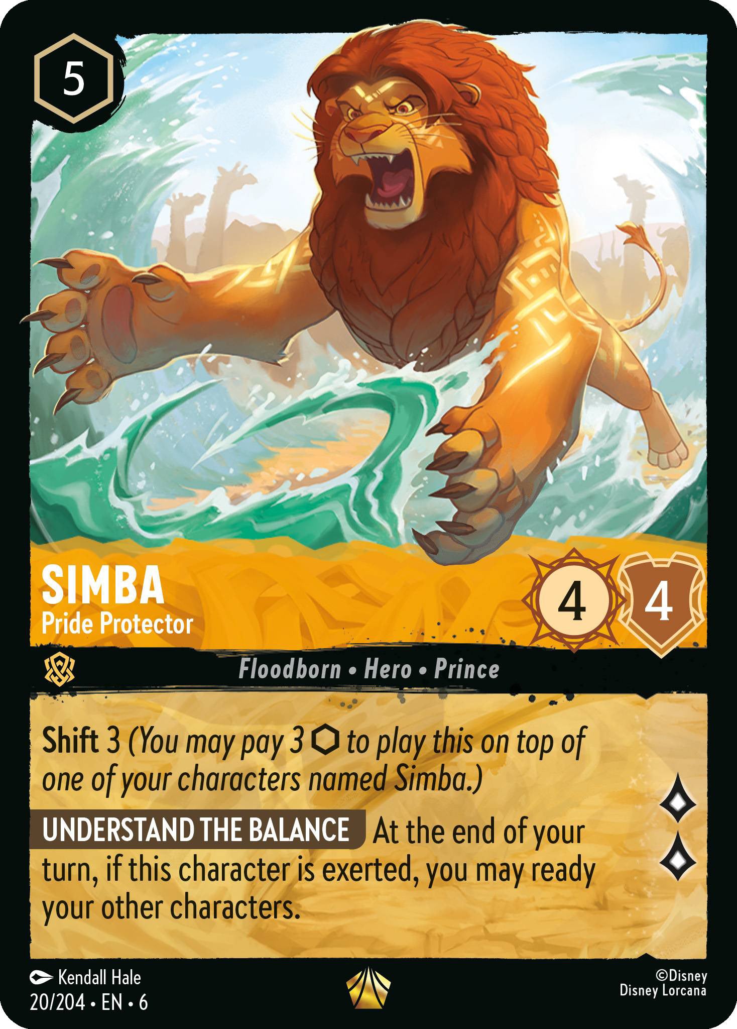 Simba - Pride Protector | Azurite Sea #20 [foil]
