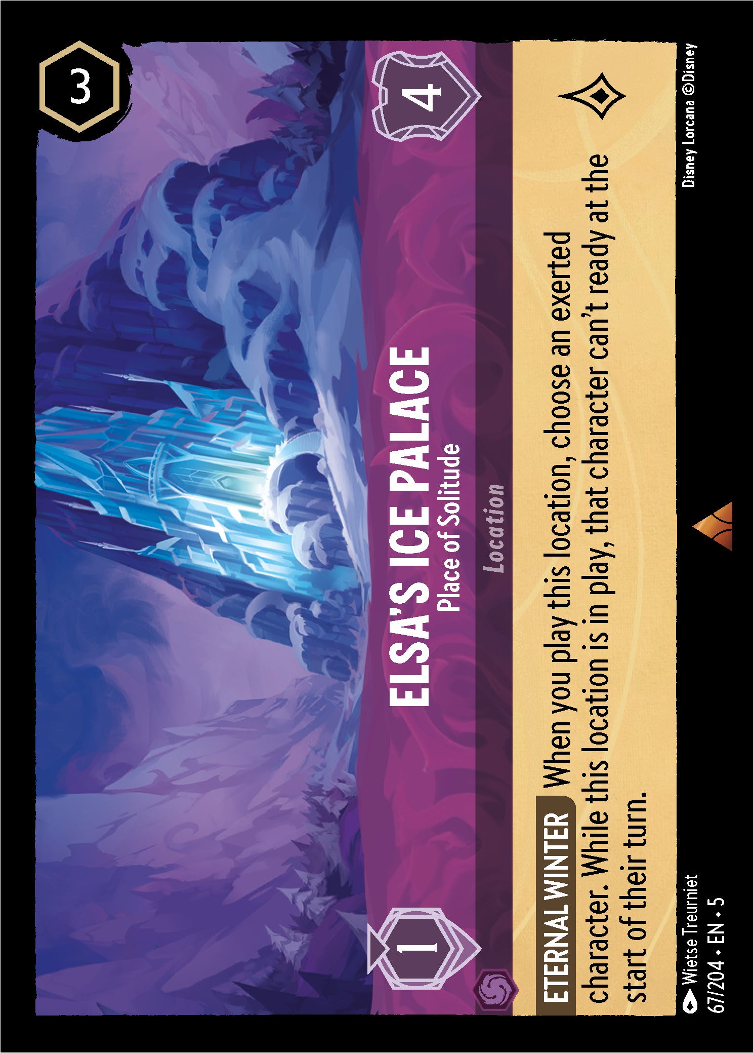 Elsa's Ice Palace - Place of Solitude | Shimmering Skies #67 [foil]