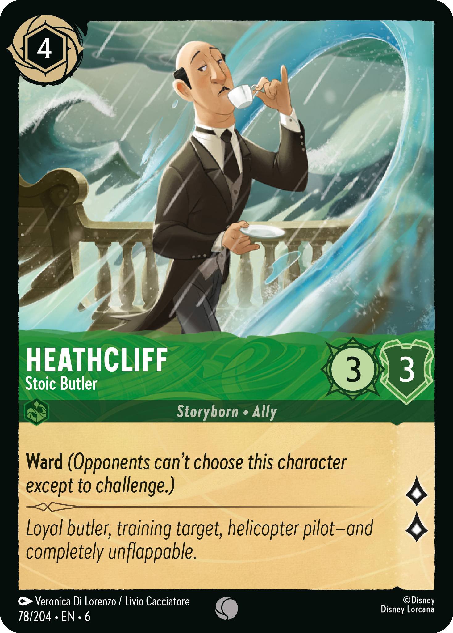 Heathcliff - Stoic Butler | Azurite Sea #78 [foil]