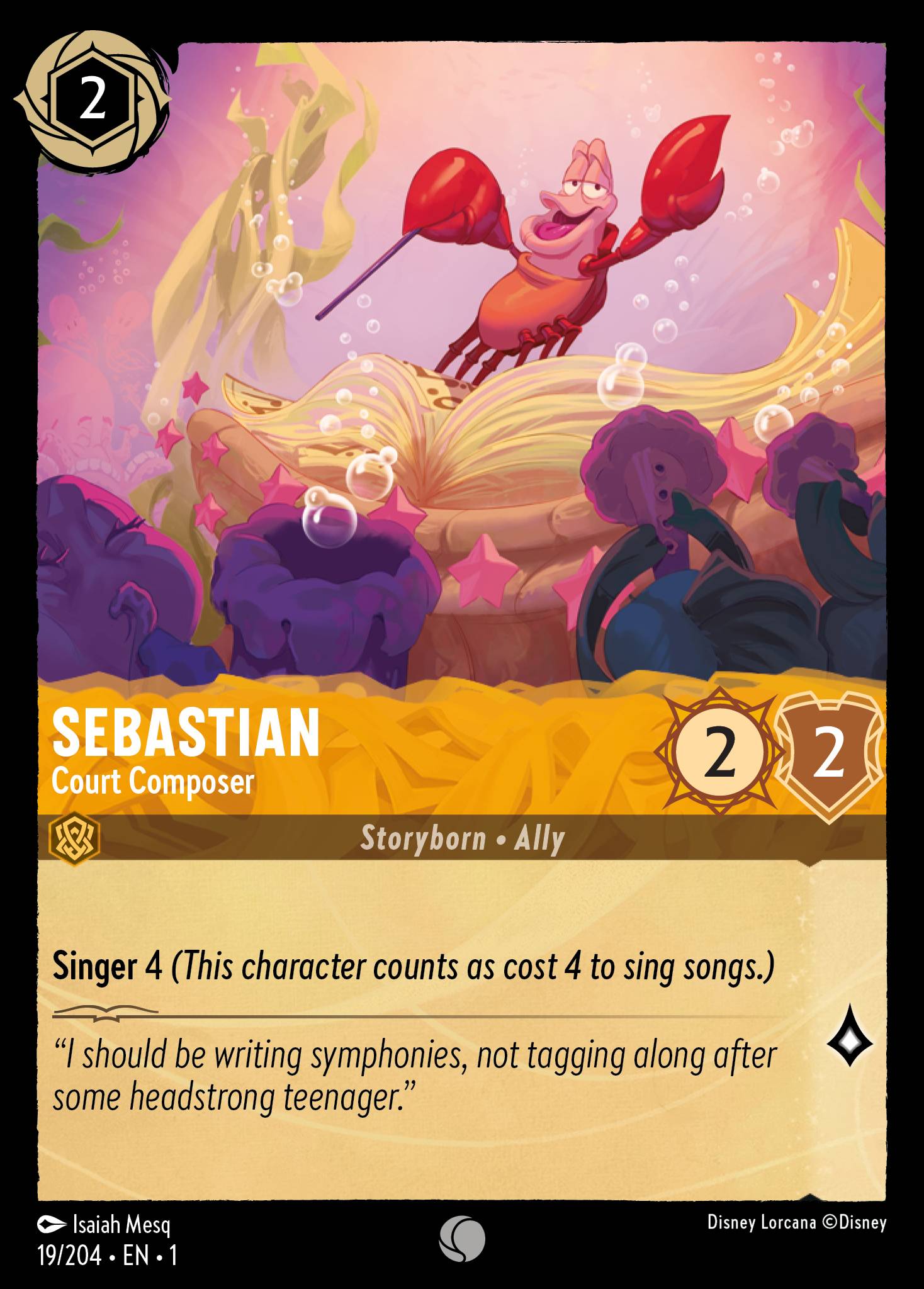 Sebastian - Court Composer | The First Chapter #19 [foil]