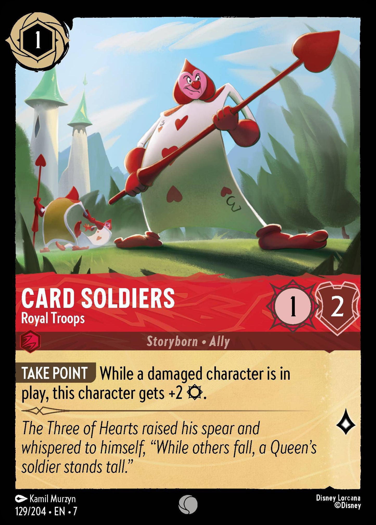 Card Soldiers - Royal Troops | Archazia's Island #129 [foil]