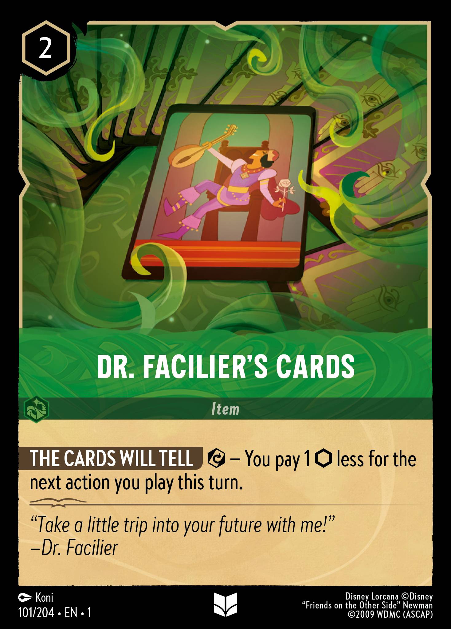 Dr. Facilier's Cards | The First Chapter #101 [foil]