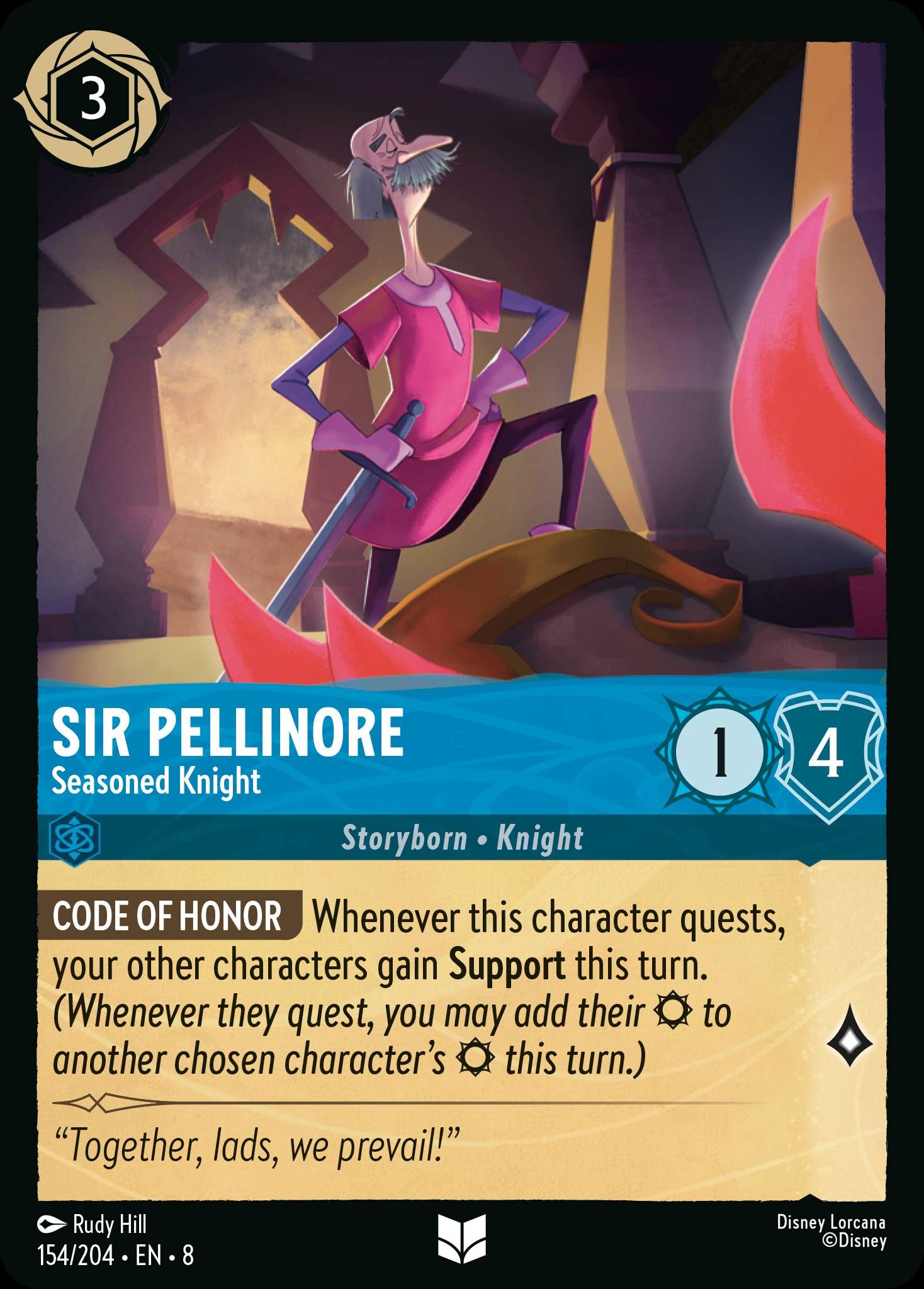 Sir Pellinore - Seasoned Knight | Reign of Jafar #154