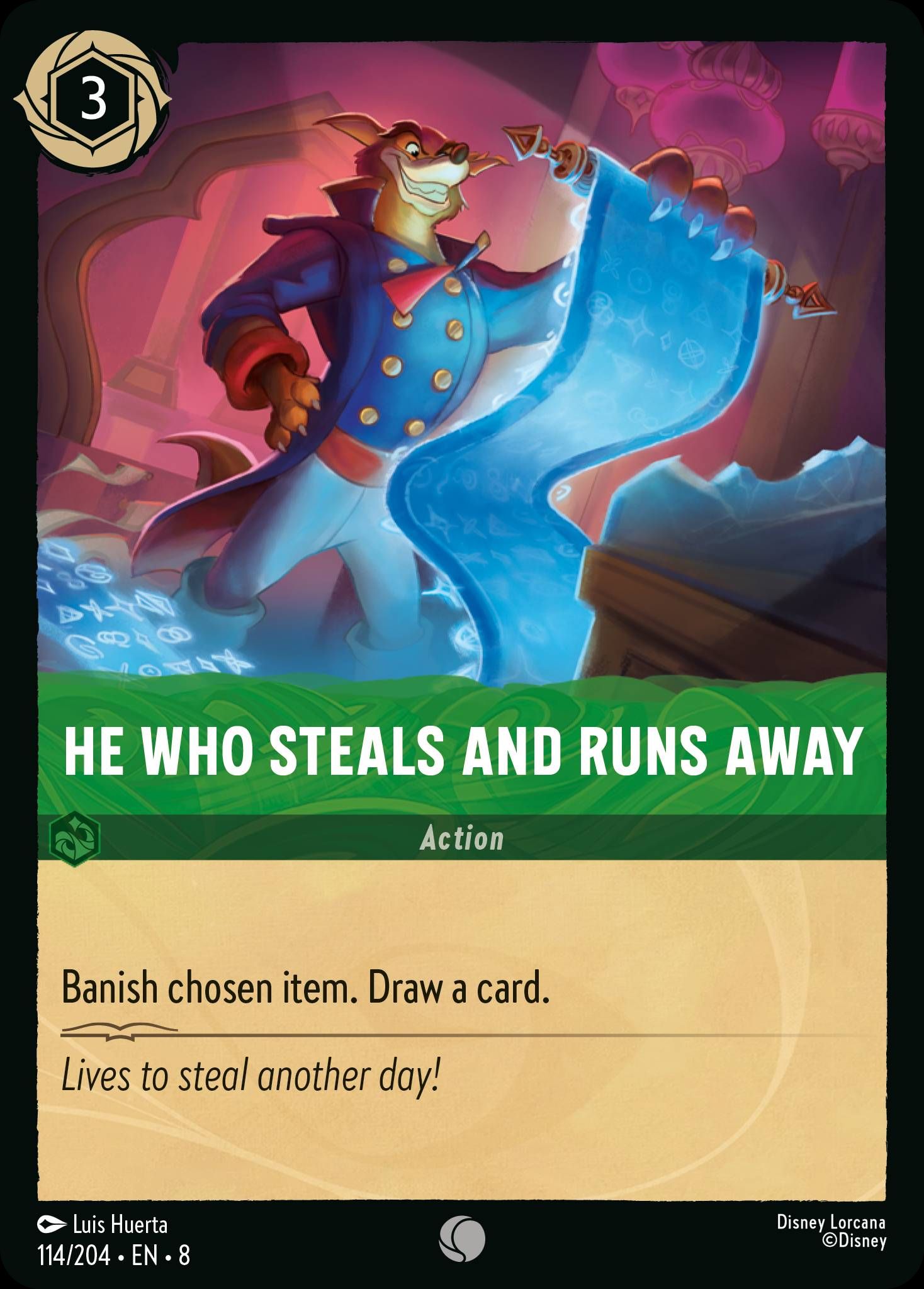 He Who Steals and Runs Away | Reign of Jafar #114 [foil]