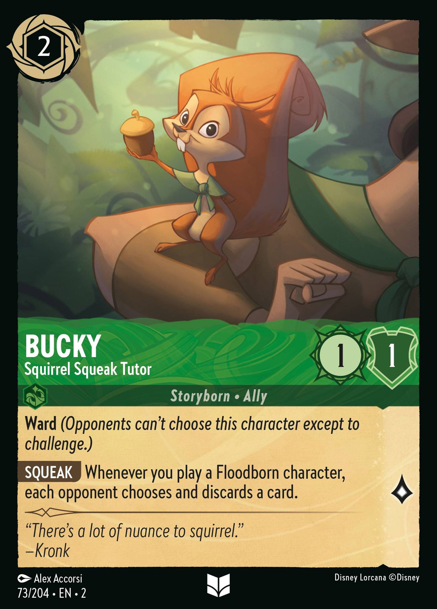 Bucky - Squirrel Squeak Tutor | Rise of the Floodborn #73 [foil]