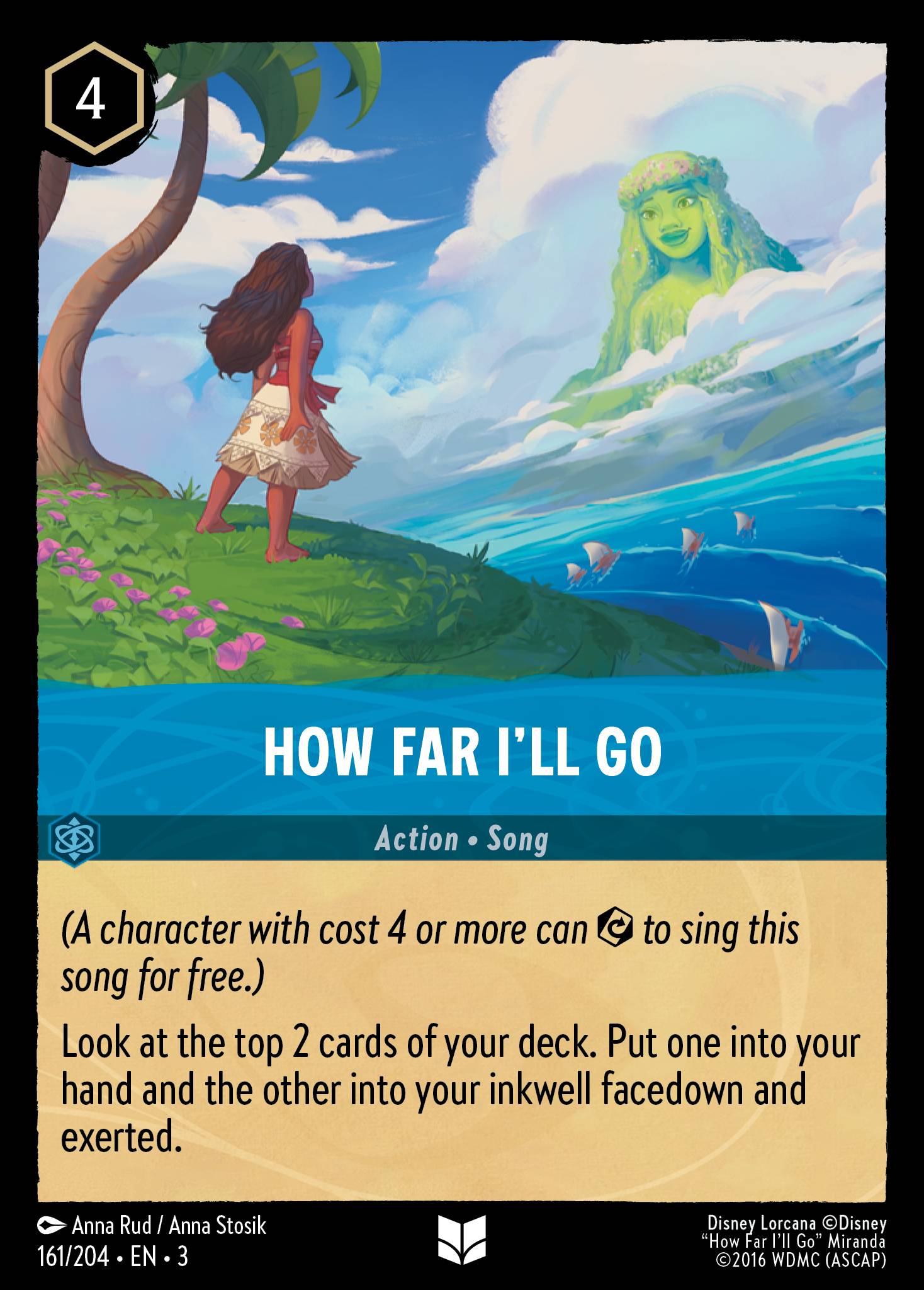 How Far I'll Go | Into the Inklands #161 [foil]