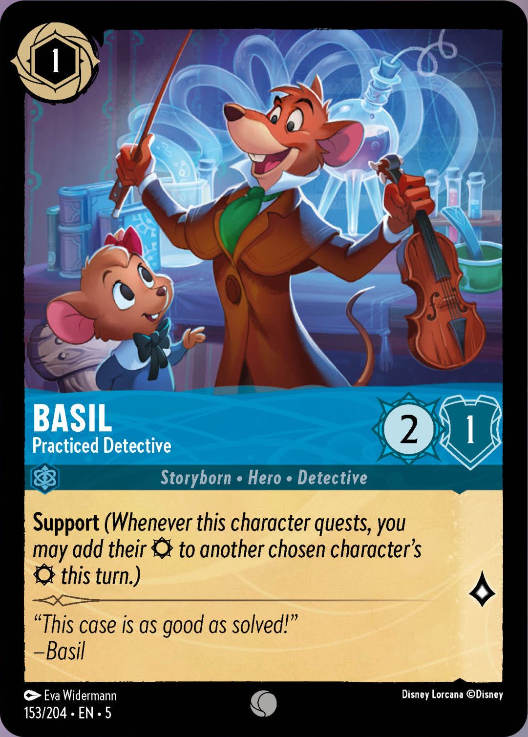 Basil - Practiced Detective | Shimmering Skies #153 [foil]