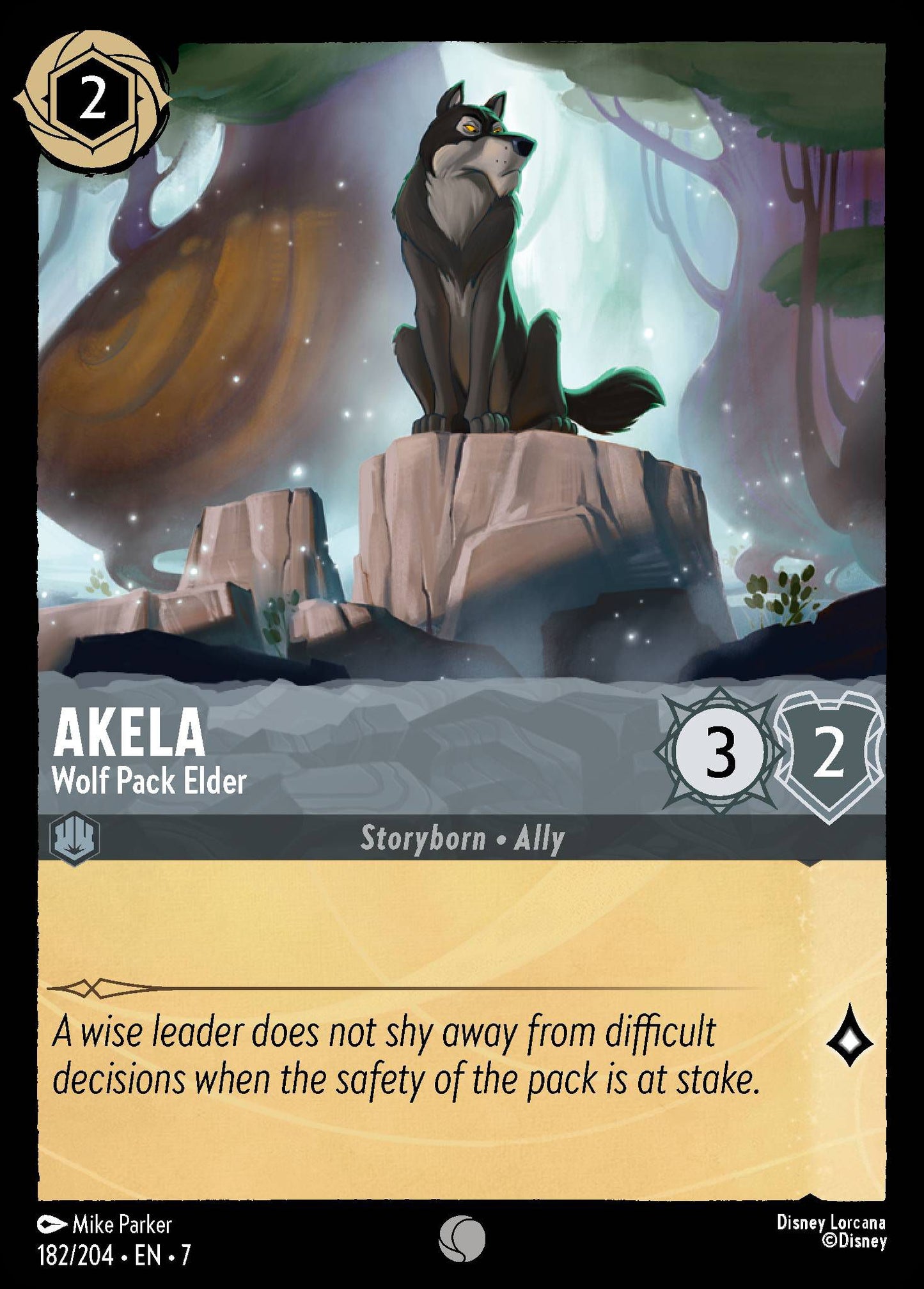 Akela - Wolf Pack Elder | Archazia's Island #182 [foil]