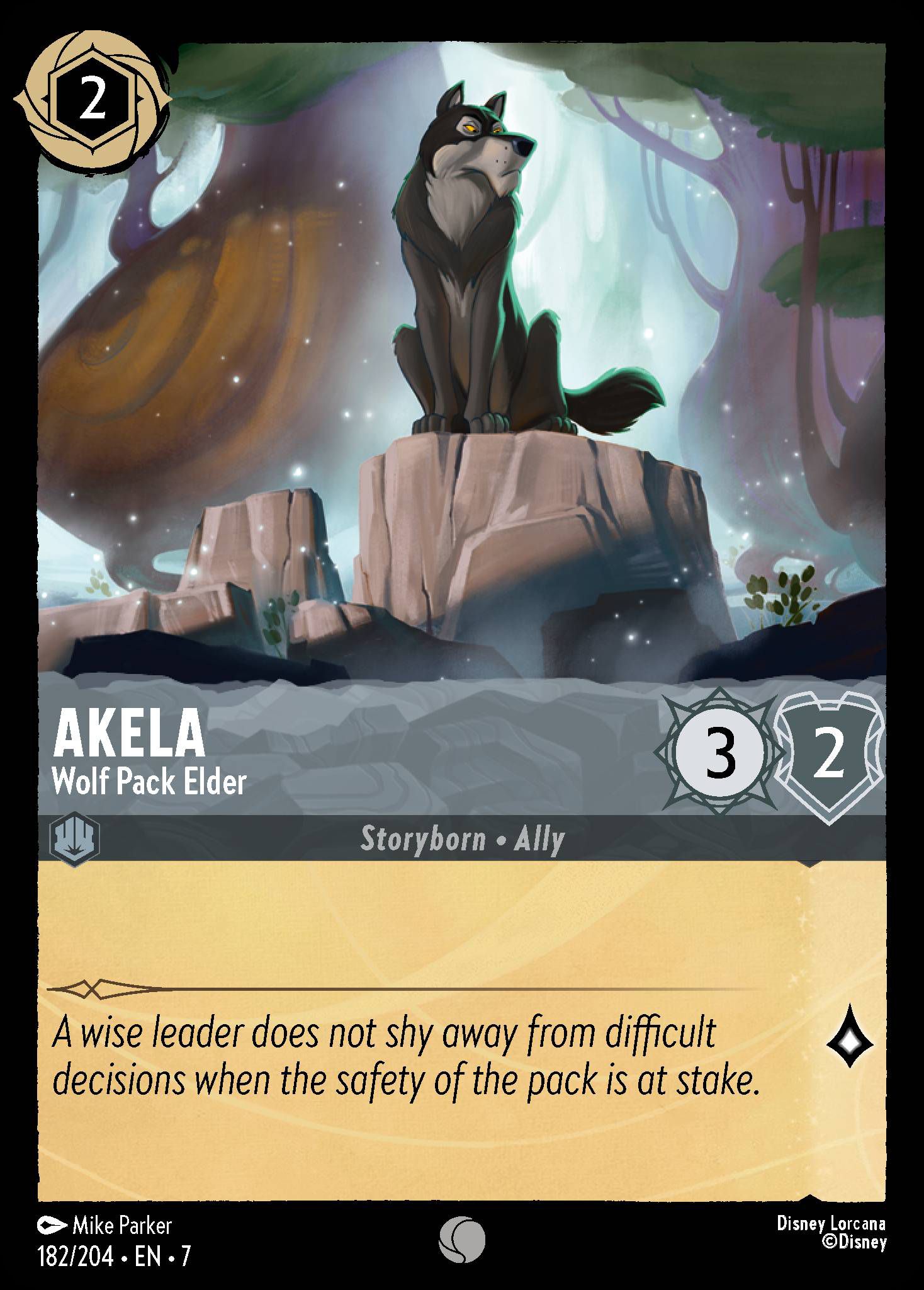 Akela - Wolf Pack Elder | Archazia's Island #182 [foil]