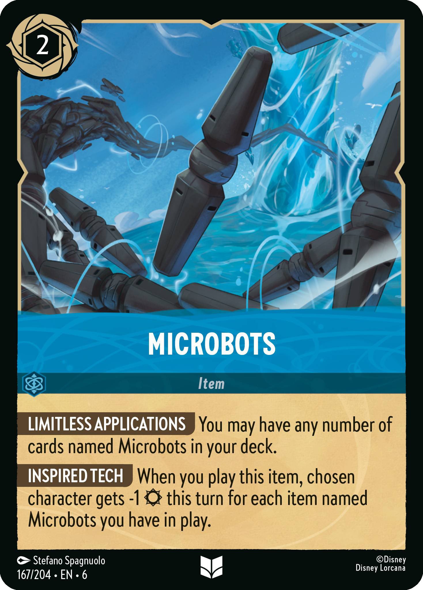 Microbots | Azurite Sea #167 [foil]