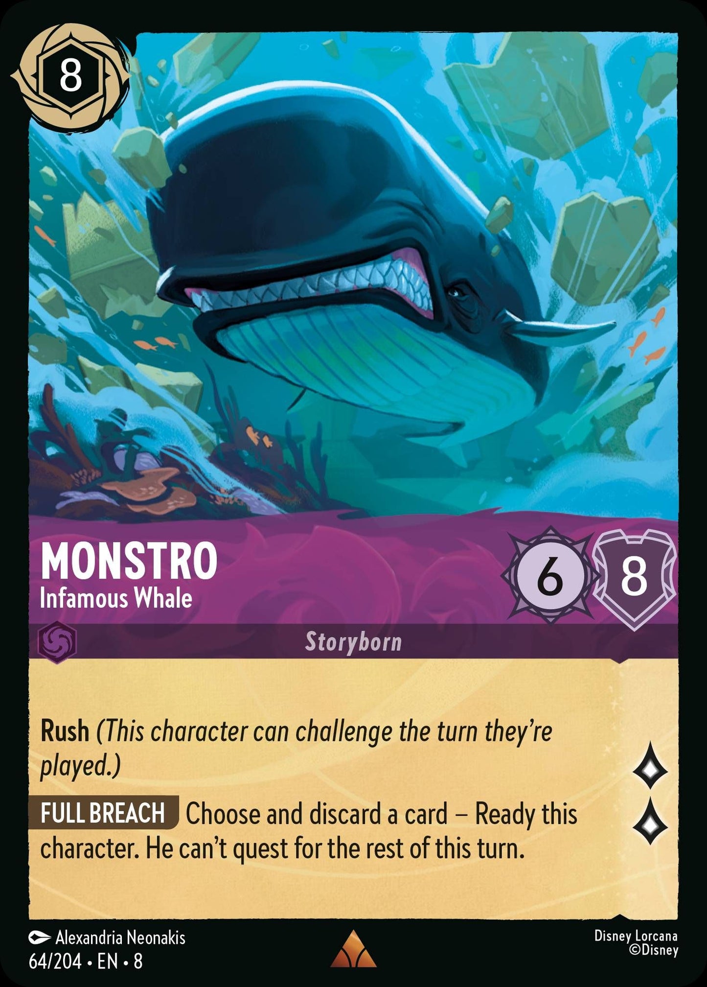 Monstro - Infamous Whale | Reign of Jafar #64 [foil]