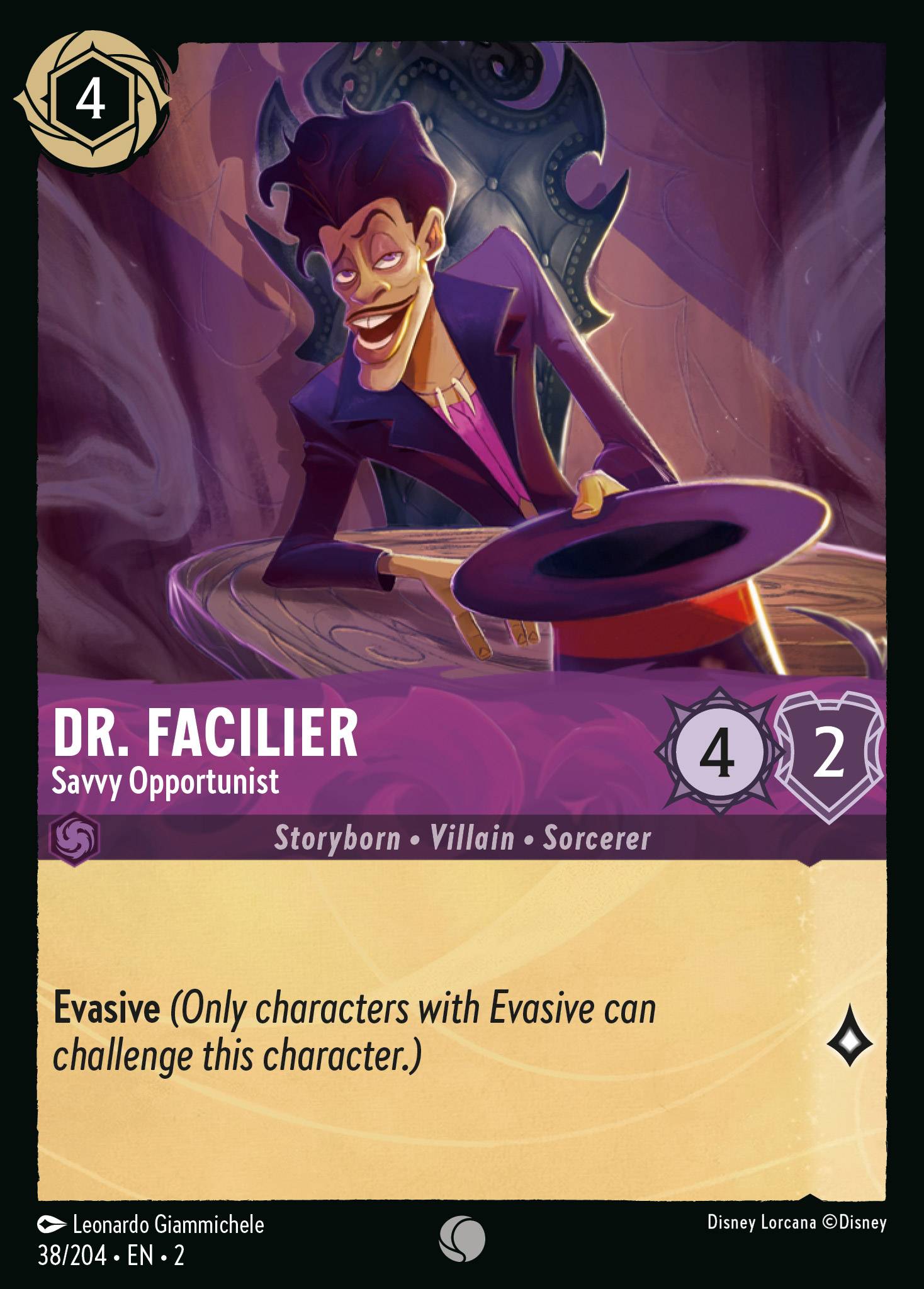 Dr. Facilier - Savvy Opportunist | Rise of the Floodborn #38 [foil]