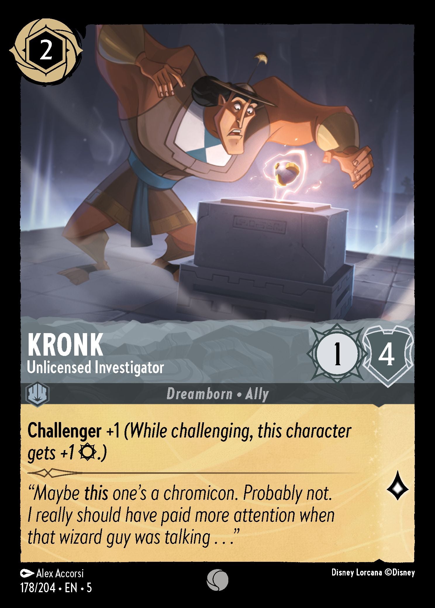 Kronk - Unlicensed Investigator | Shimmering Skies #178 [foil]