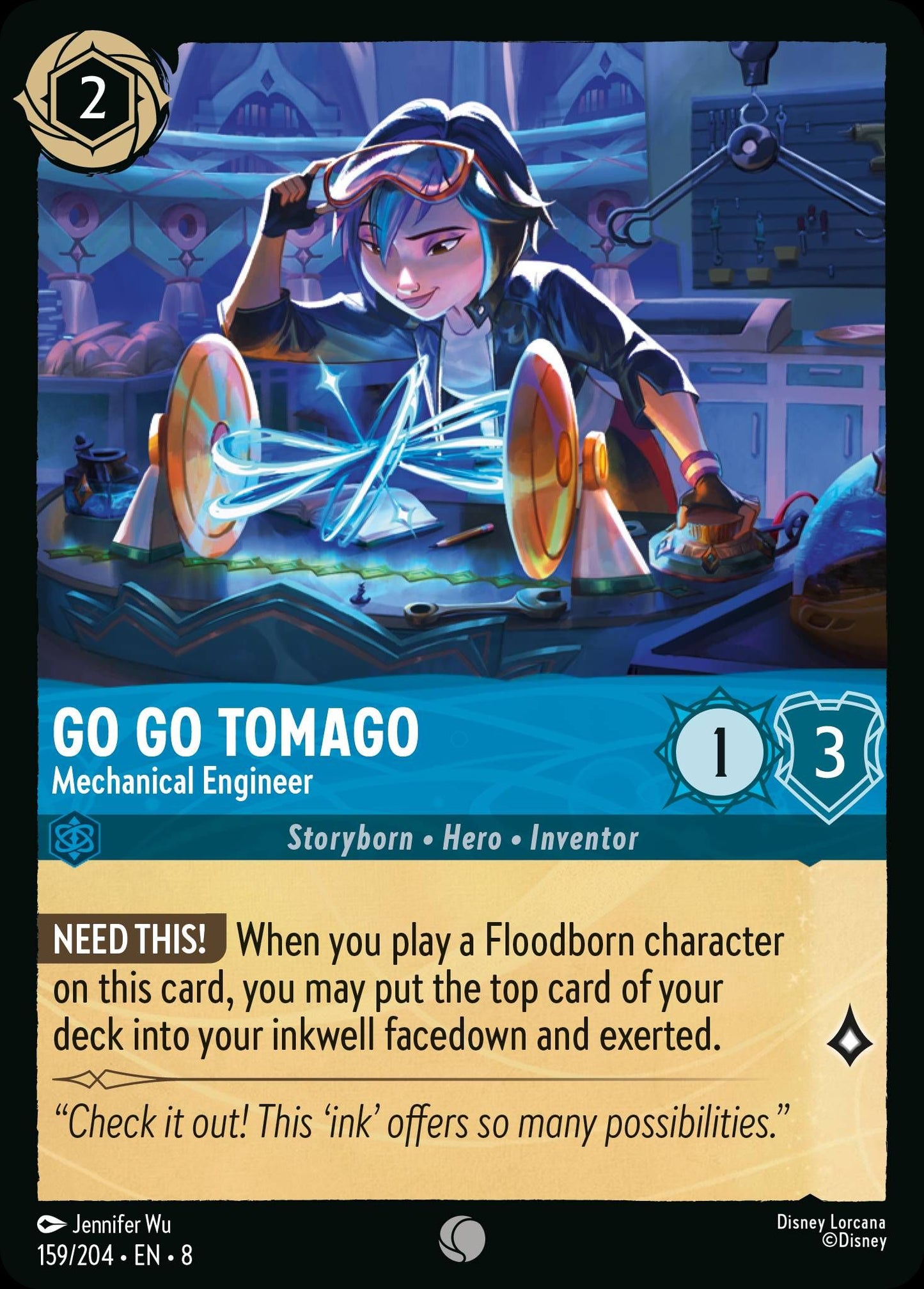 Go Go Tomago - Mechanical Engineer | Reign of Jafar #159 [foil]