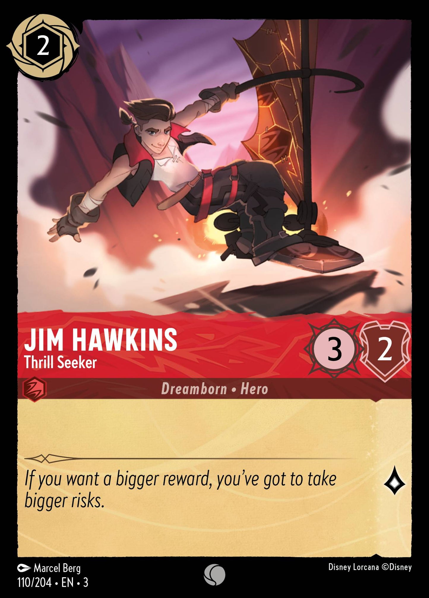 Jim Hawkins - Thrill Seeker | Into the Inklands #110 [foil]