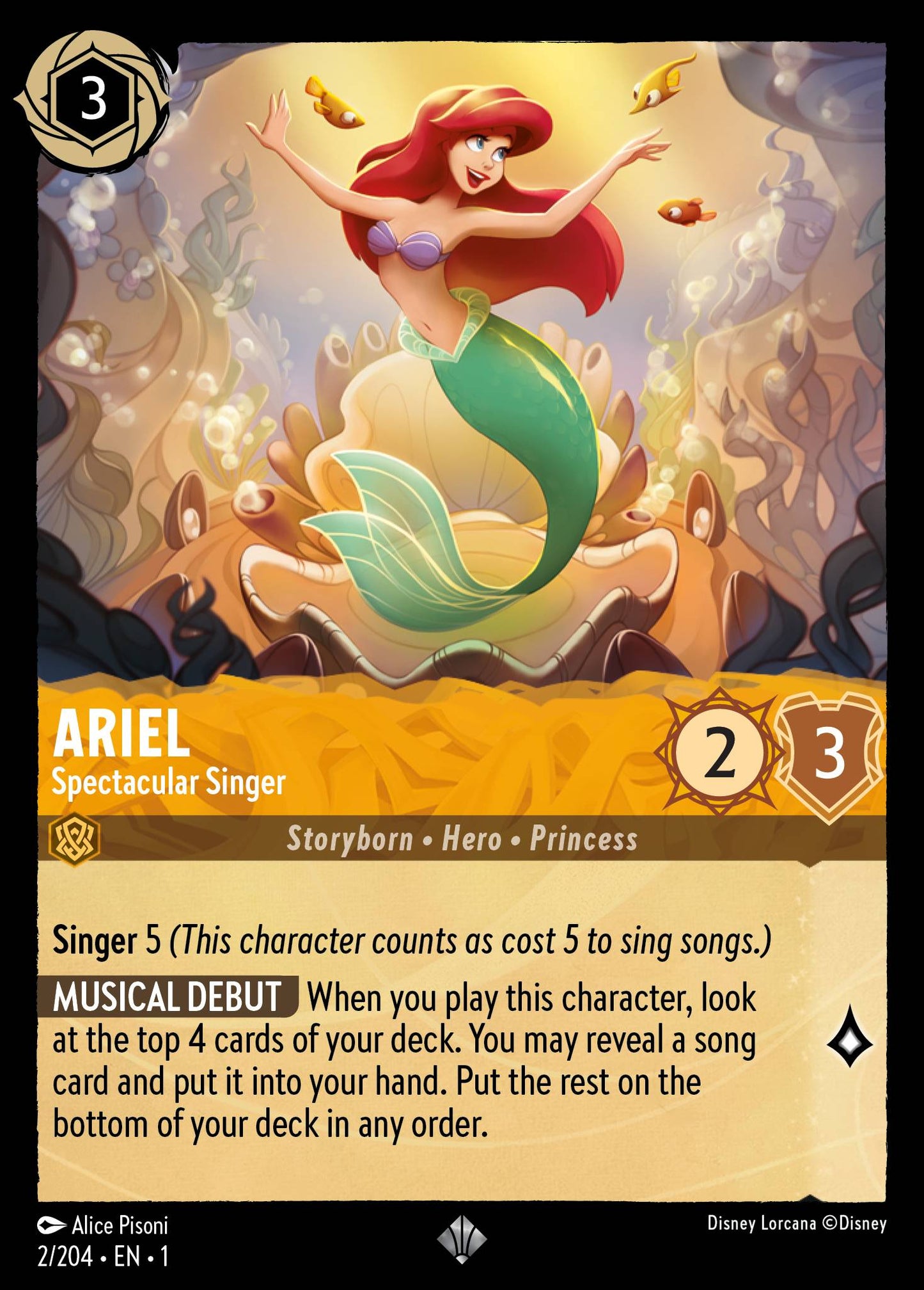 Ariel - Spectacular Singer | The First Chapter #2 [foil]