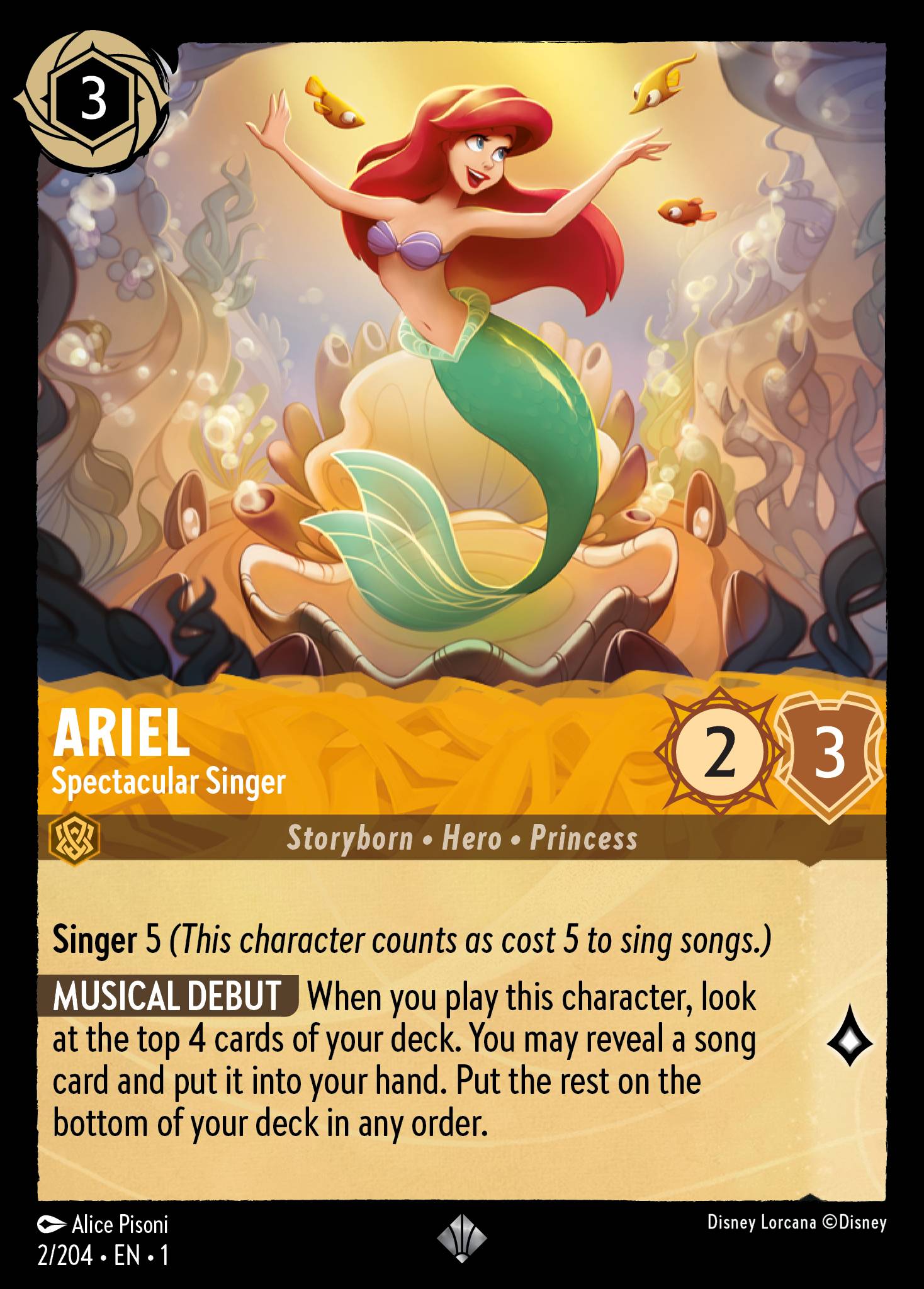 Ariel - Spectacular Singer | The First Chapter #2 [foil]