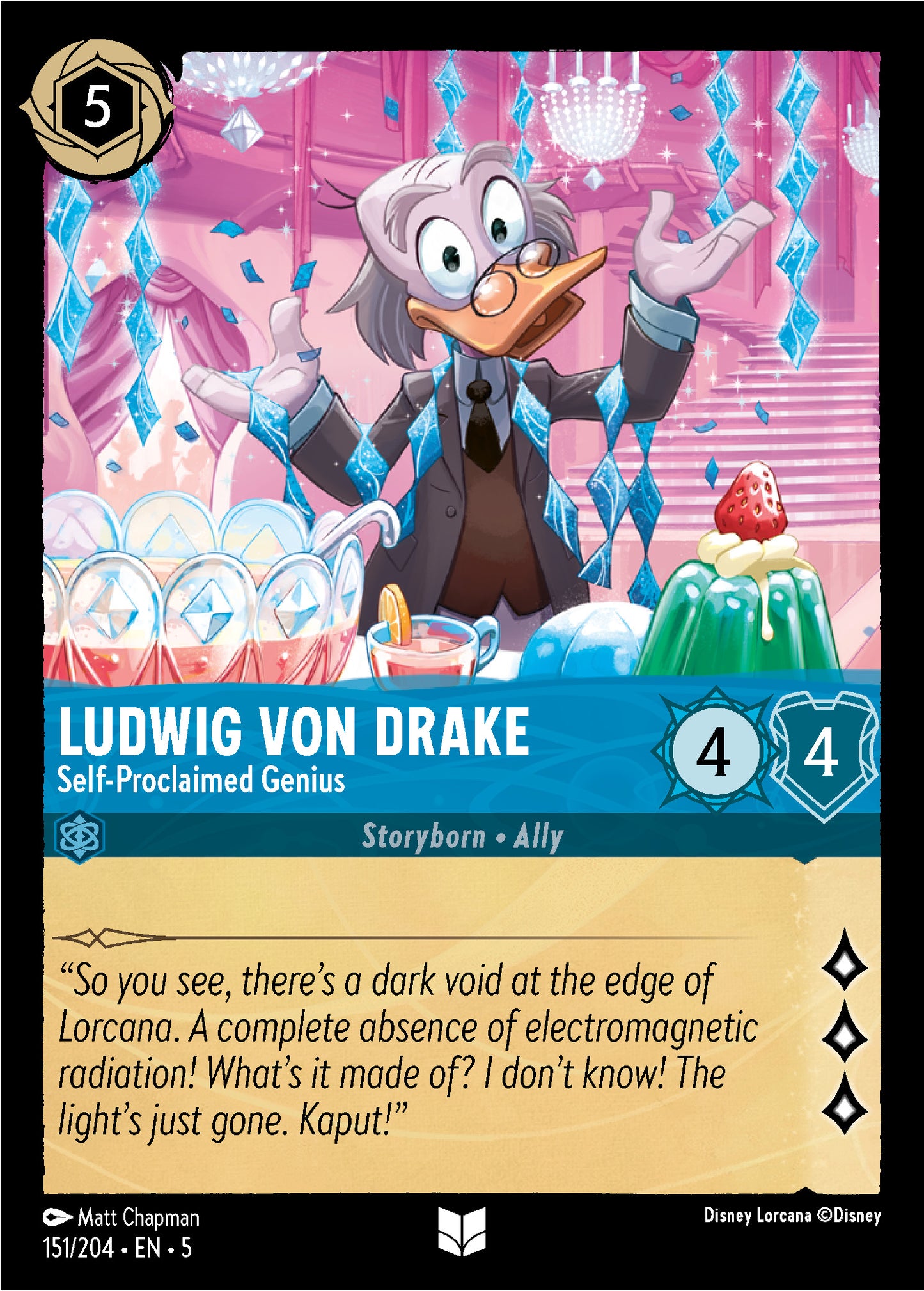 Ludwig von Drake - Self-Proclaimed Genius | Shimmering Skies #151 [foil]
