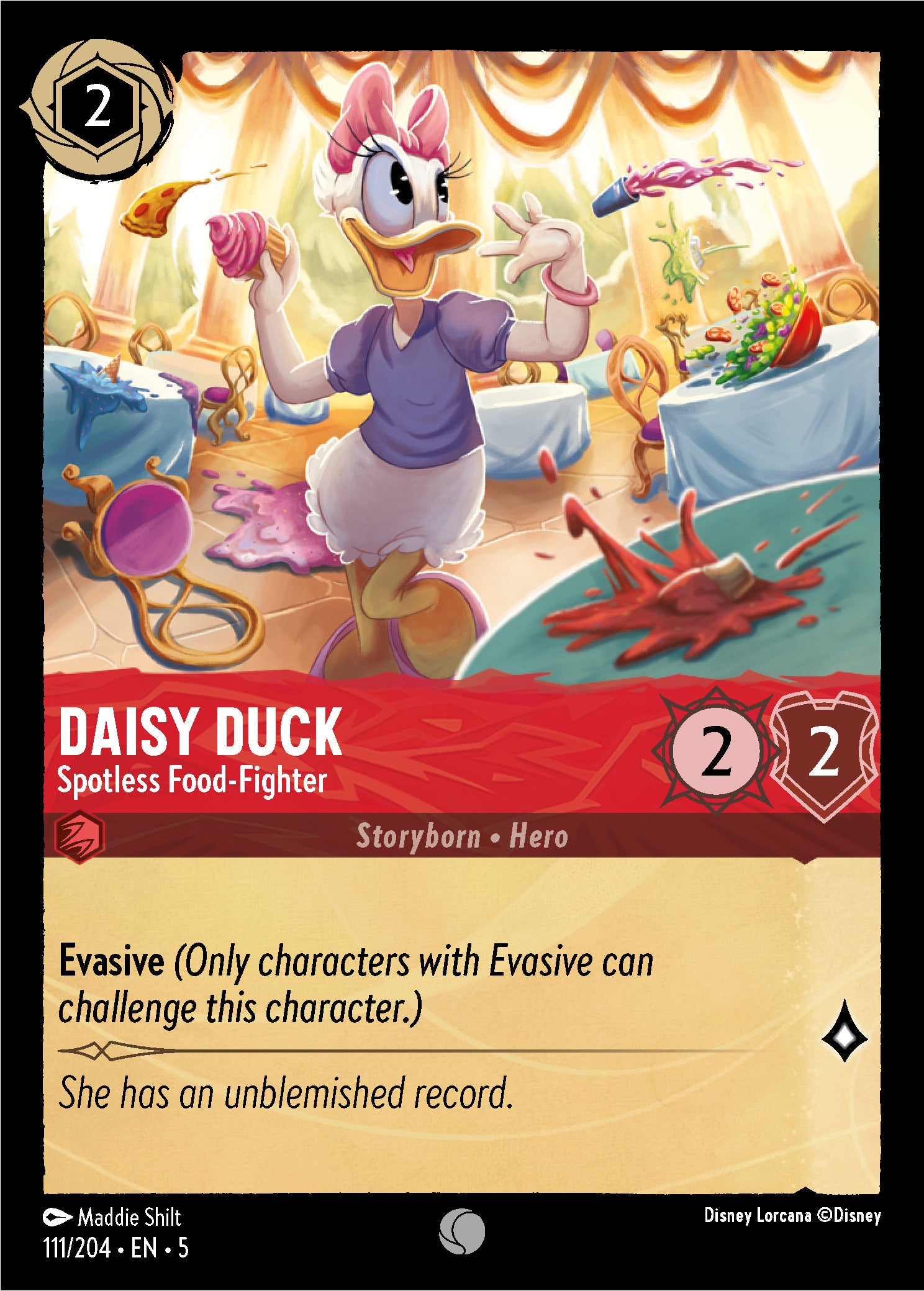 Daisy Duck - Spotless Food-Fighter | Shimmering Skies #111 [foil]