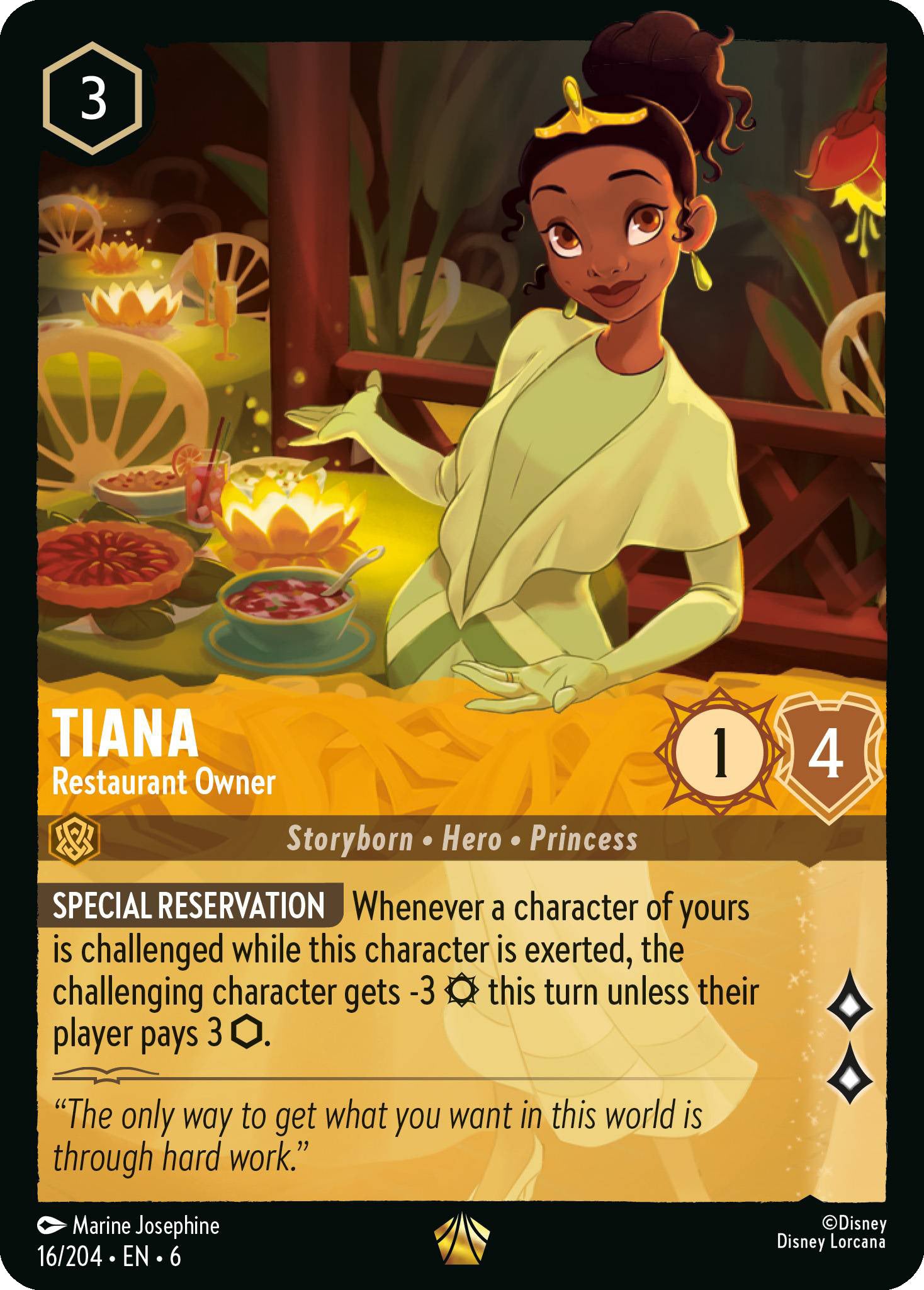 Tiana - Restaurant Owner | Azurite Sea #16 [foil]