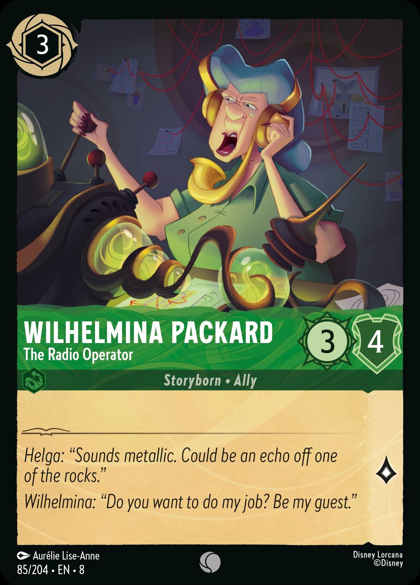 Wilhelmina Packard - The Radio Operator | Reign of Jafar #85 [foil]