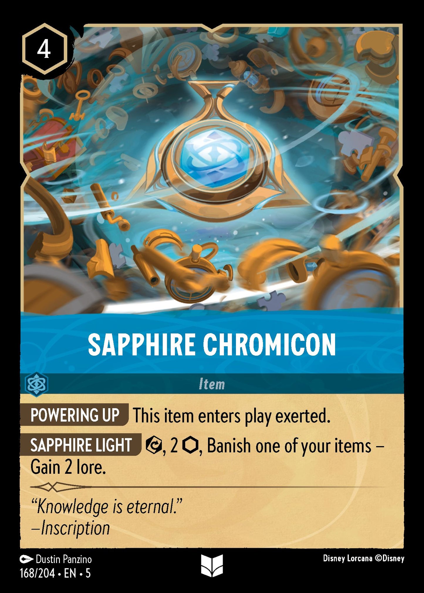 Sapphire Chromicon | Shimmering Skies #168 [foil]