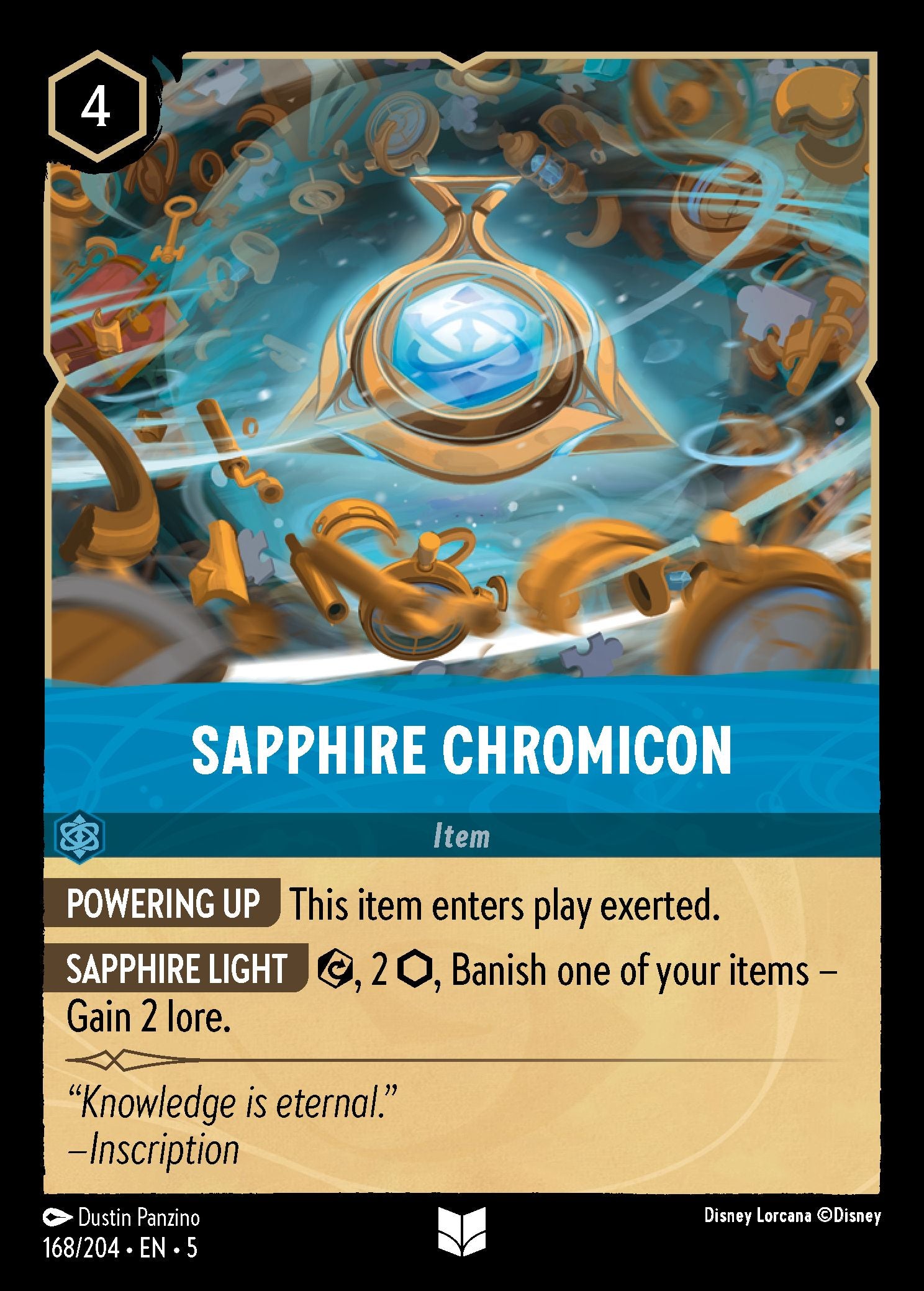 Sapphire Chromicon | Shimmering Skies #168 [foil]