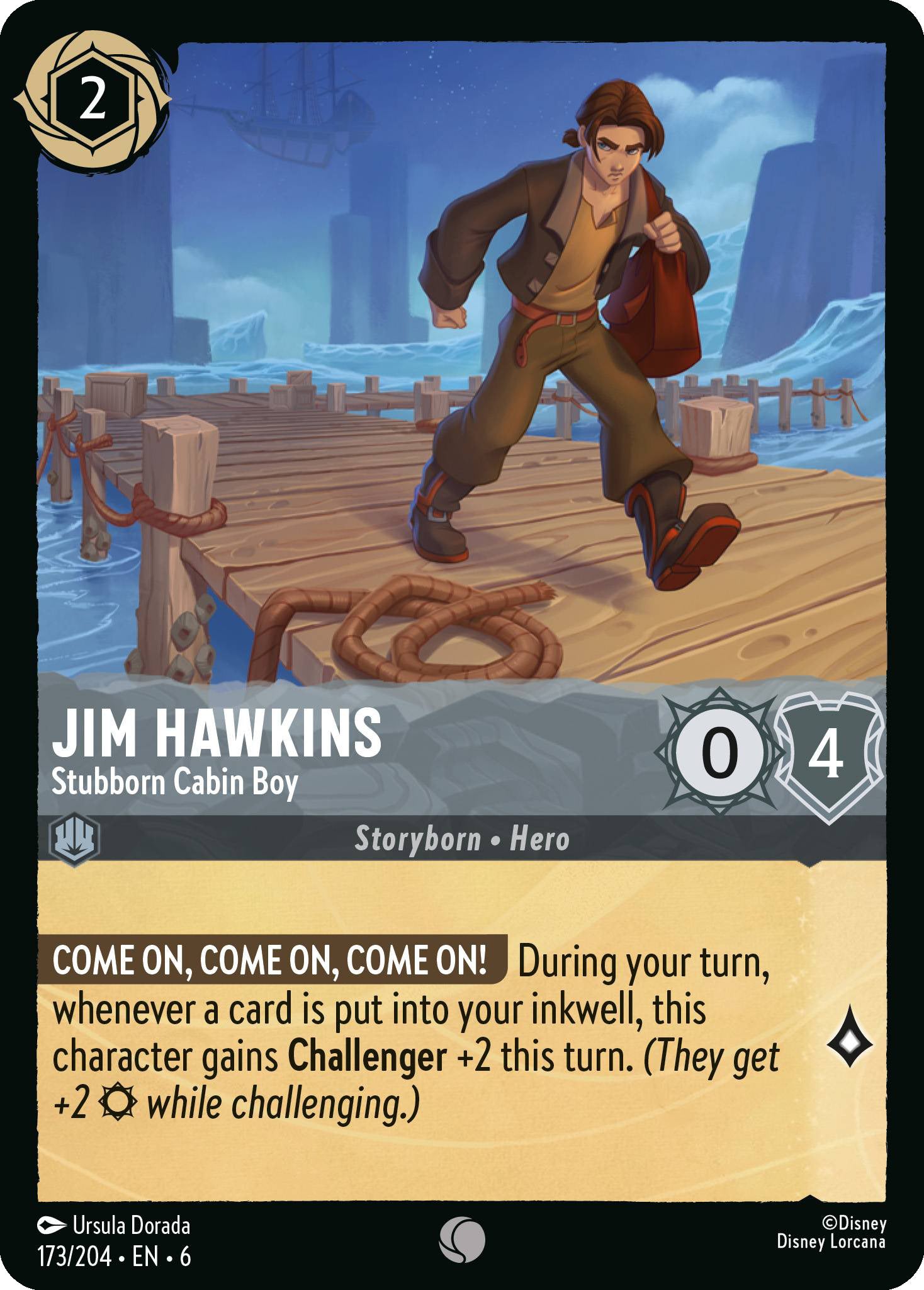 Jim Hawkins - Stubborn Cabin Boy | Azurite Sea #173 [foil]