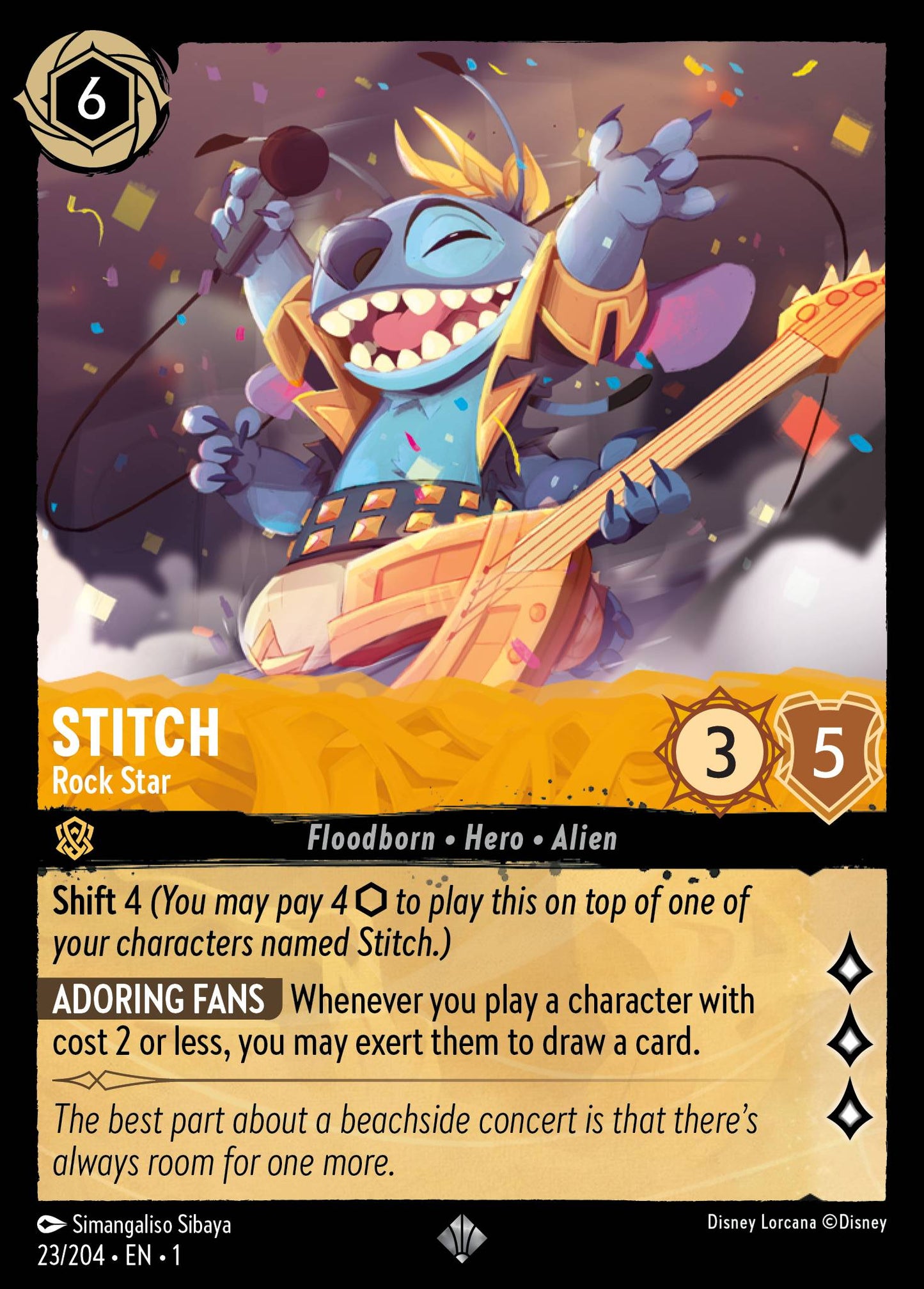Stitch - Rock Star | The First Chapter #23 [foil]