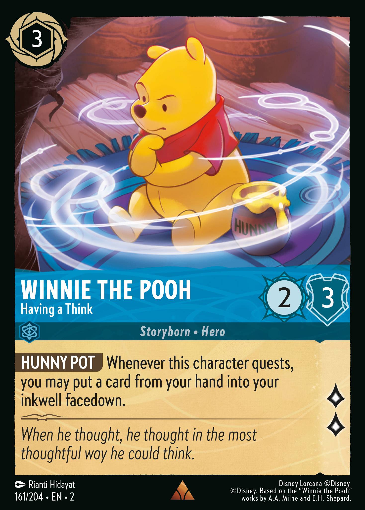 Winnie the Pooh - Having a Think | Rise of the Floodborn #161 [foil]