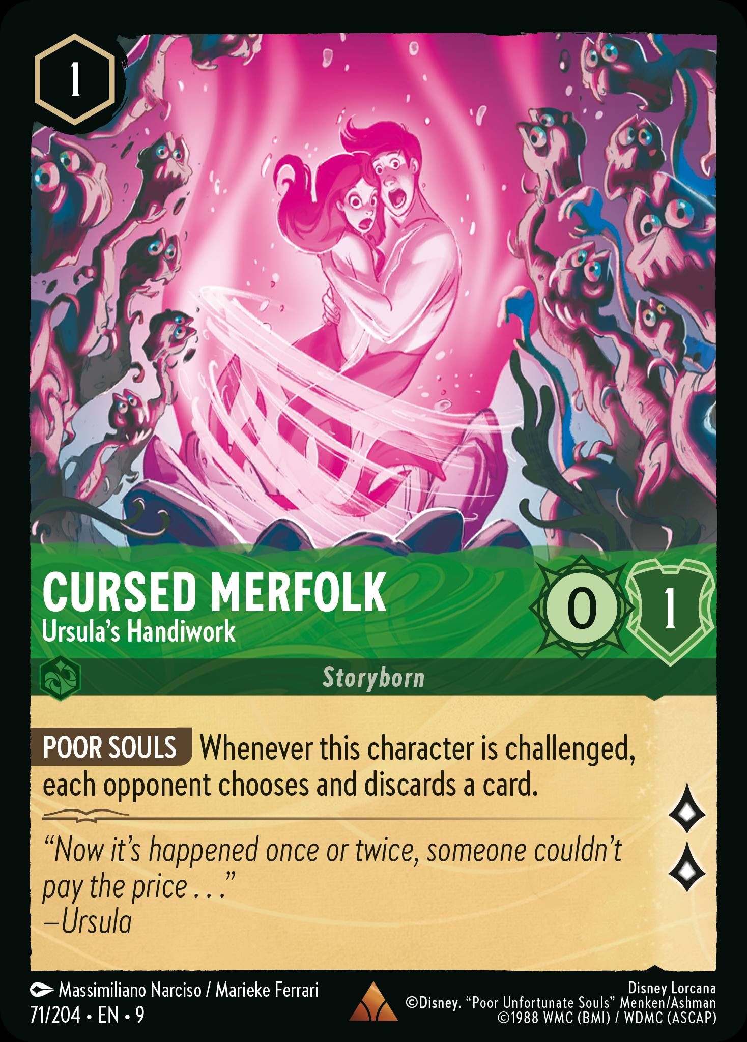 Cursed Merfolk - Ursula's Handiwork | Fabled #71 [foil]