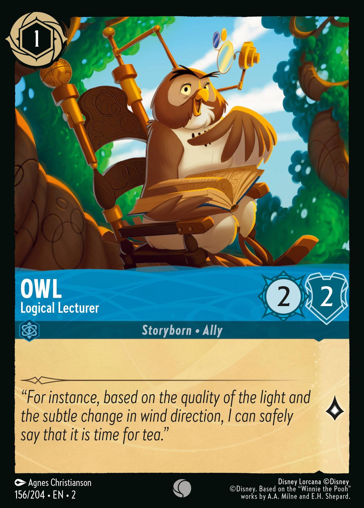 Owl - Logical Lecturer | Rise of the Floodborn #156 [foil]