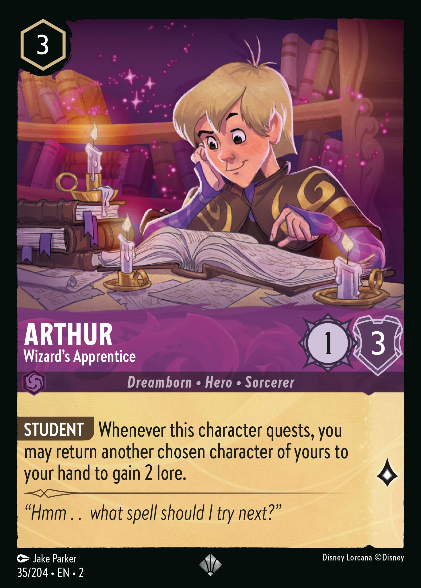 Arthur - Wizard's Apprentice | Rise of the Floodborn #35 [foil]