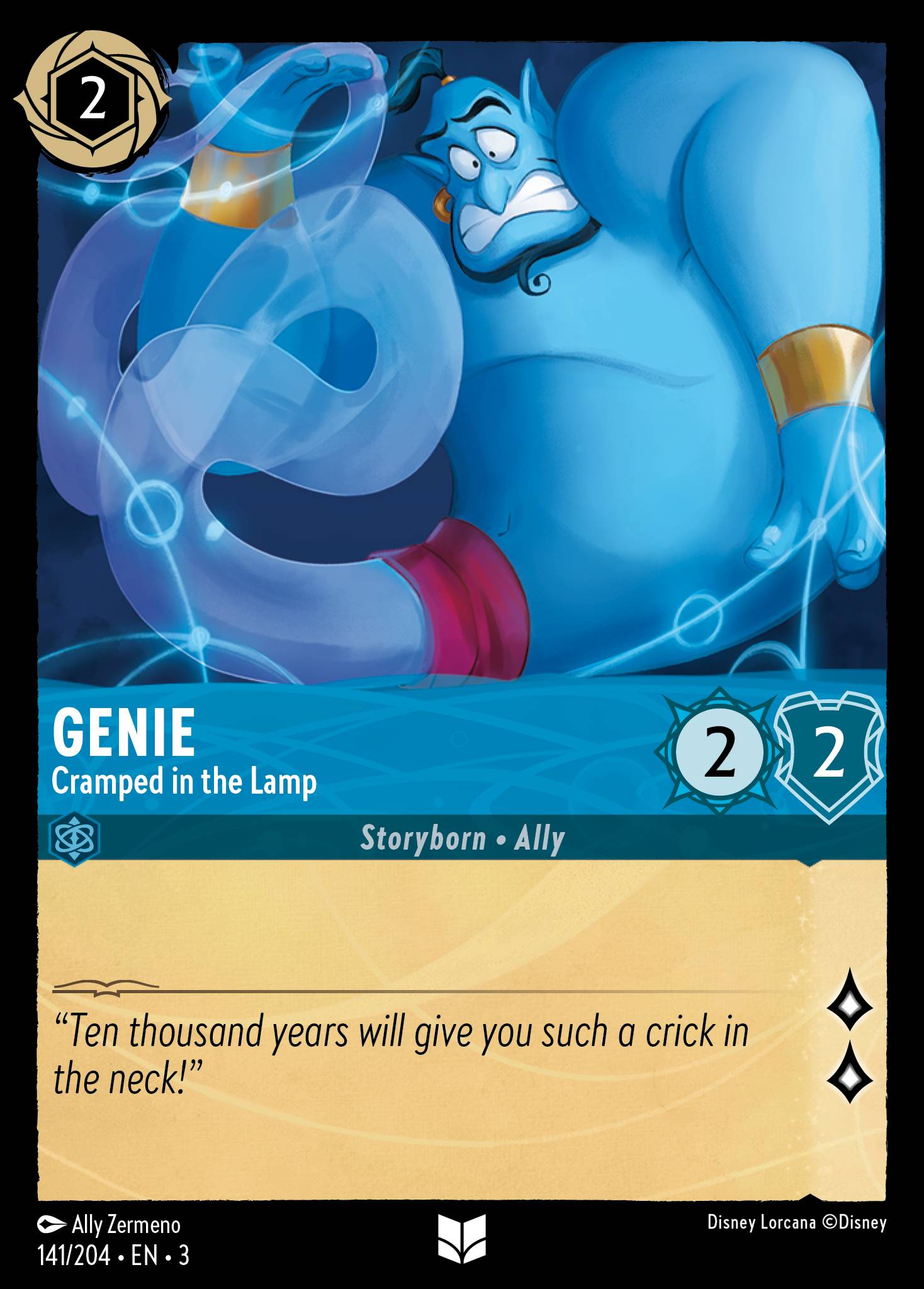 Genie - Cramped in the Lamp | Into the Inklands #141 [foil]