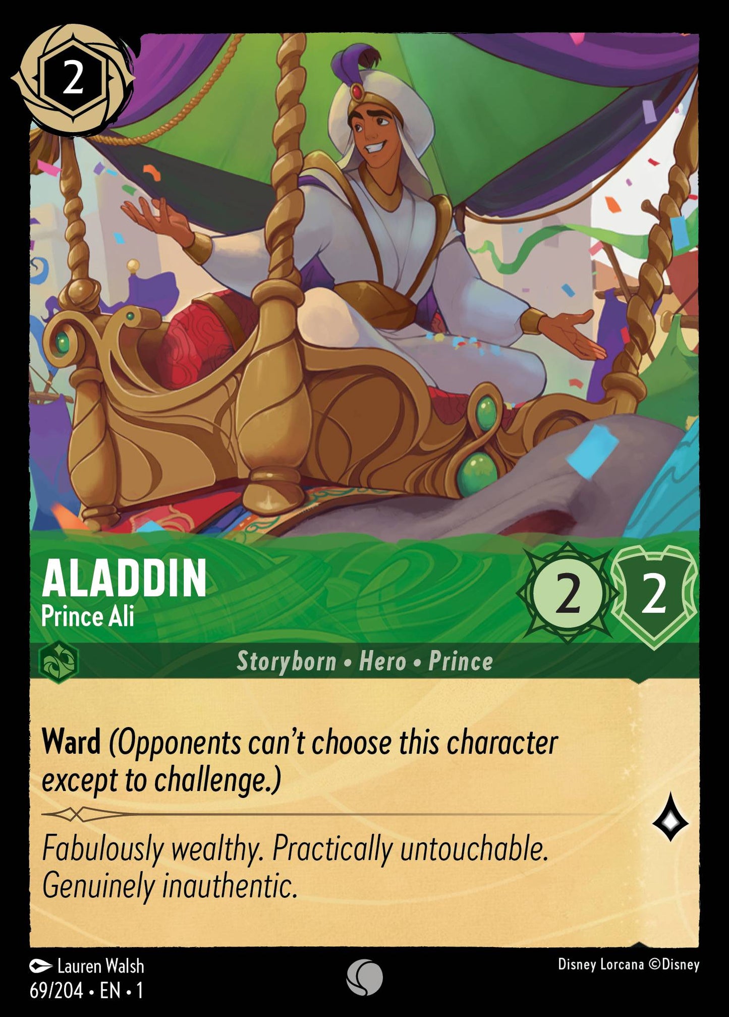 Aladdin - Prince Ali | The First Chapter #69 [foil]