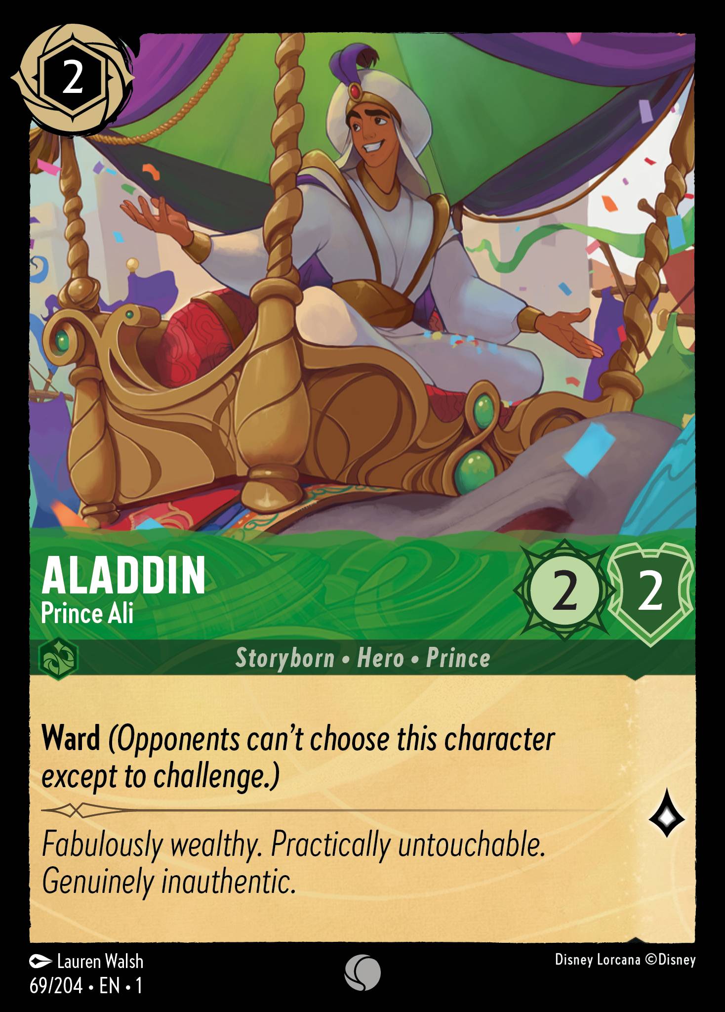 Aladdin - Prince Ali | The First Chapter #69 [foil]