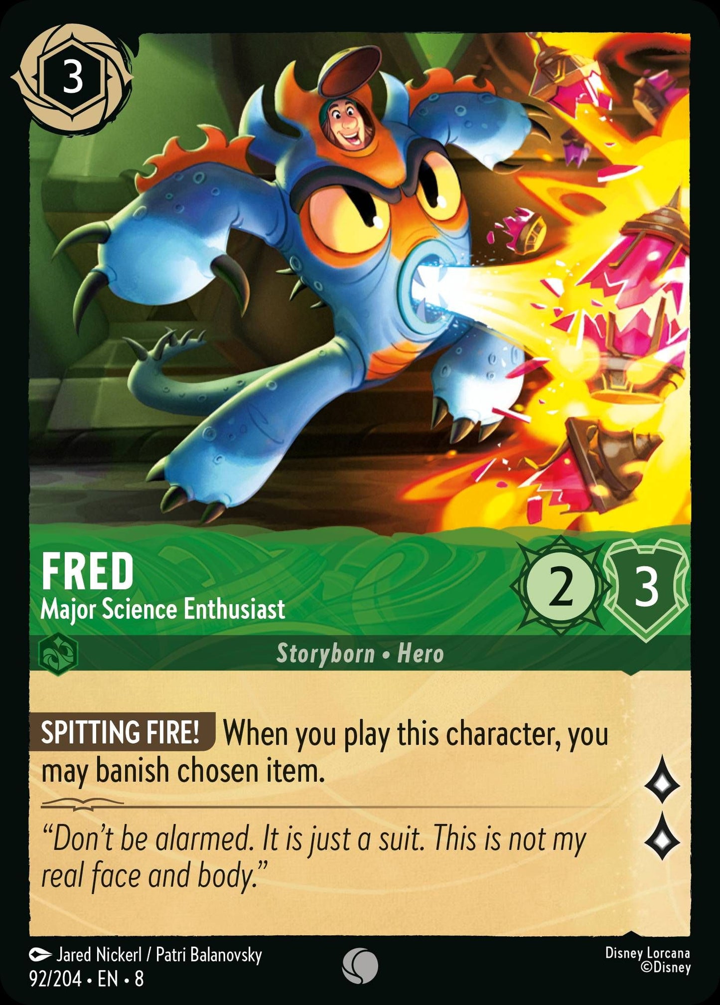 Fred - Major Science Enthusiast | Reign of Jafar #92 [foil]