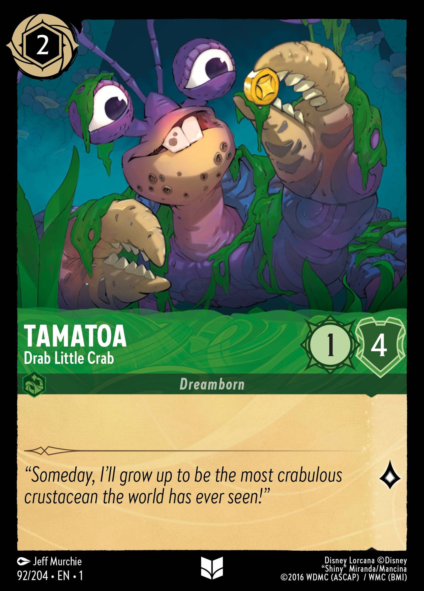 Tamatoa - Drab Little Crab | The First Chapter #92 [foil]