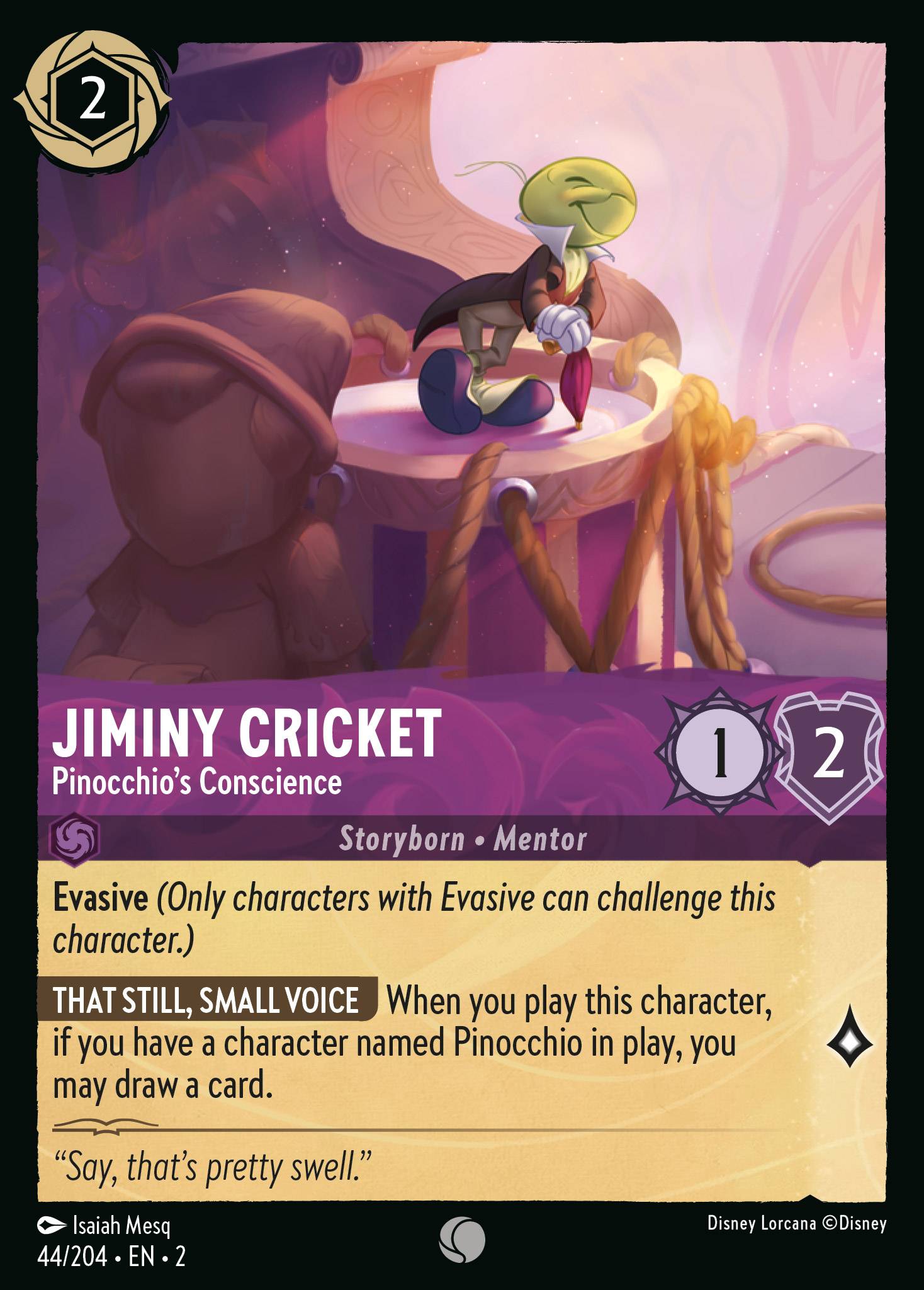 Jiminy Cricket - Pinocchio's Conscience | Rise of the Floodborn #44 [foil]