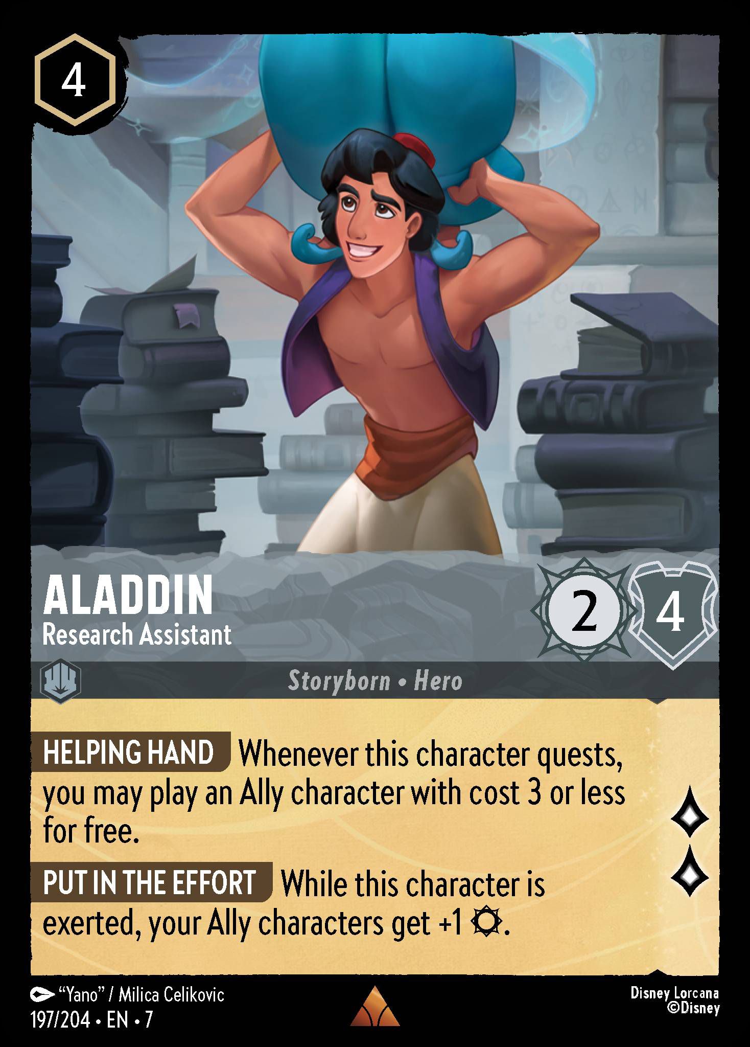 Aladdin - Research Assistant | Archazia's Island #197 [foil]