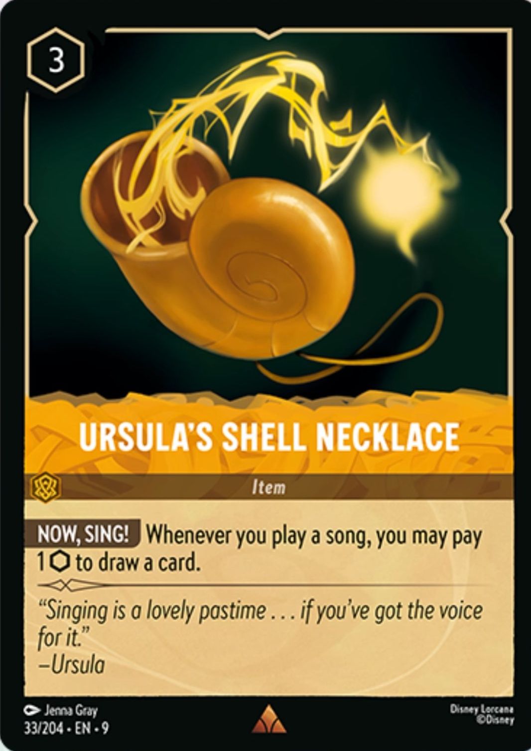 Ursula's Shell Necklace | Fabled #33 [foil]