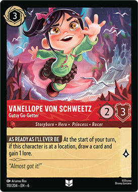 Vanellope Von Schweetz - Gutsy Go-Getter | Azurite Sea #110 [foil]