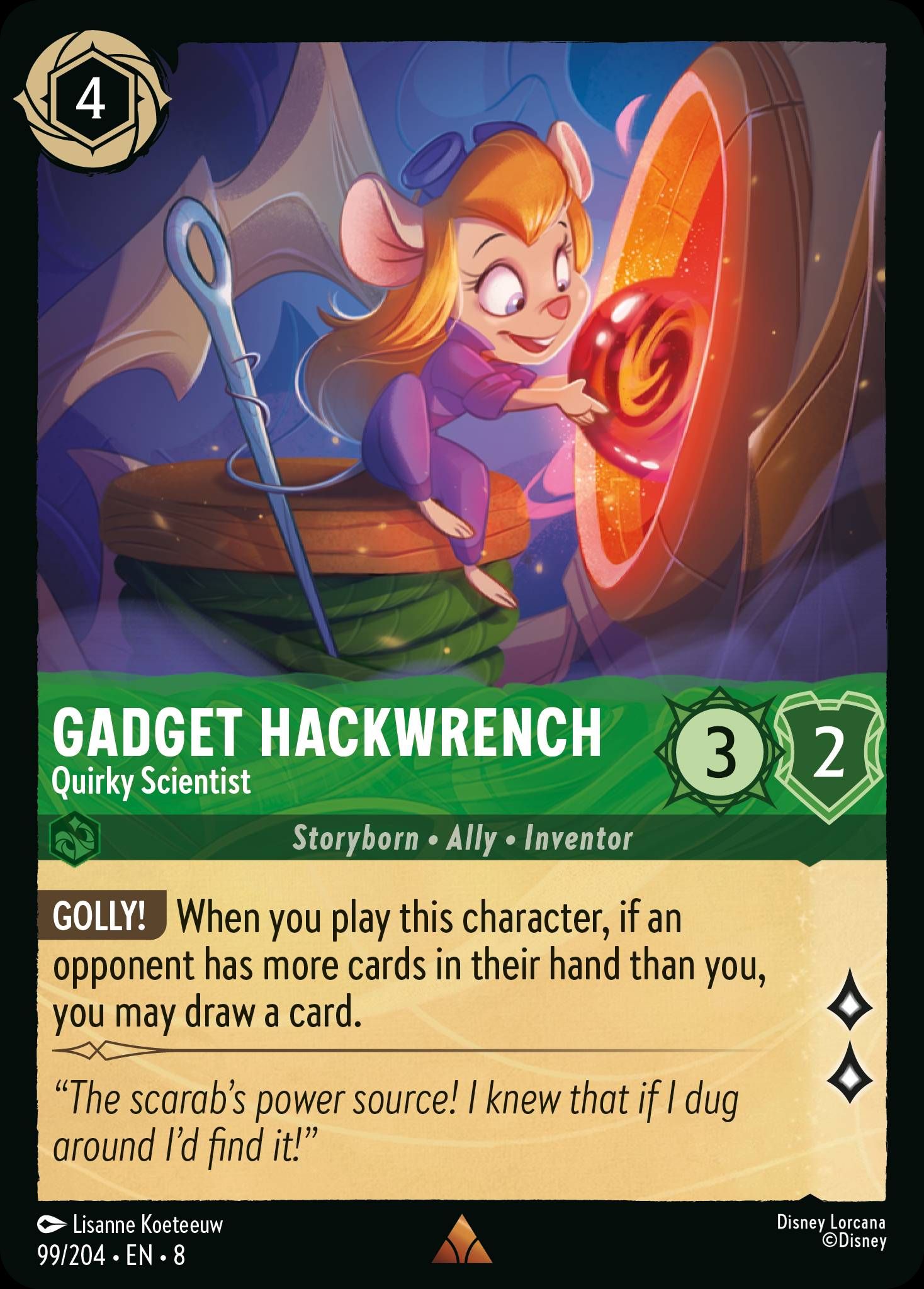 Gadget Hackwrench - Quirky Scientist | Reign of Jafar #99