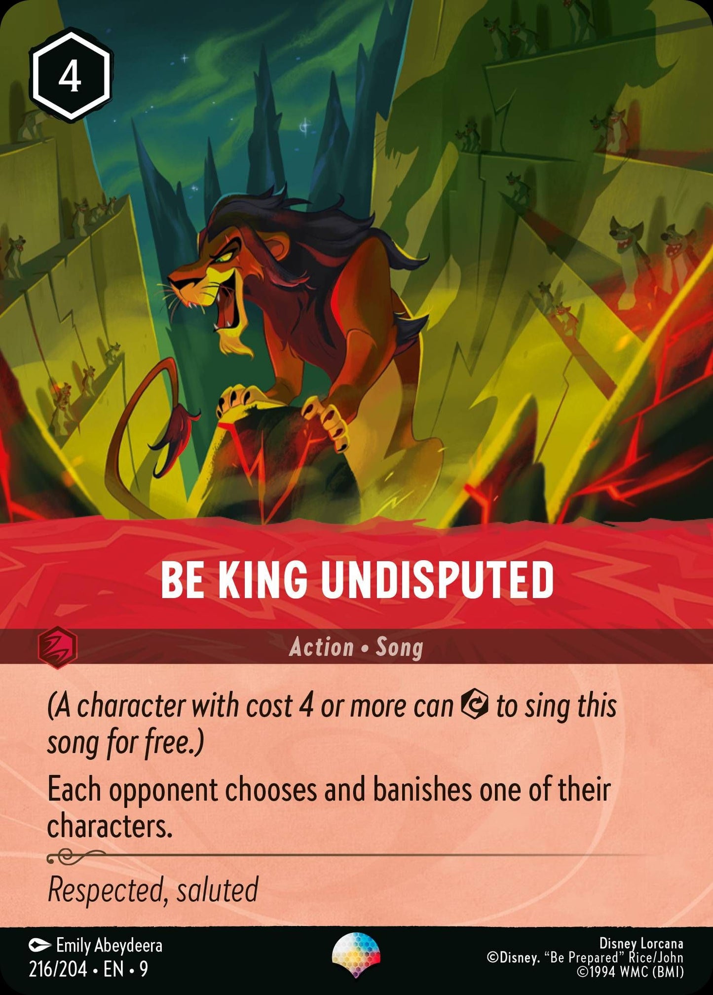 Be King Undisputed | Fabled #216 [foil]