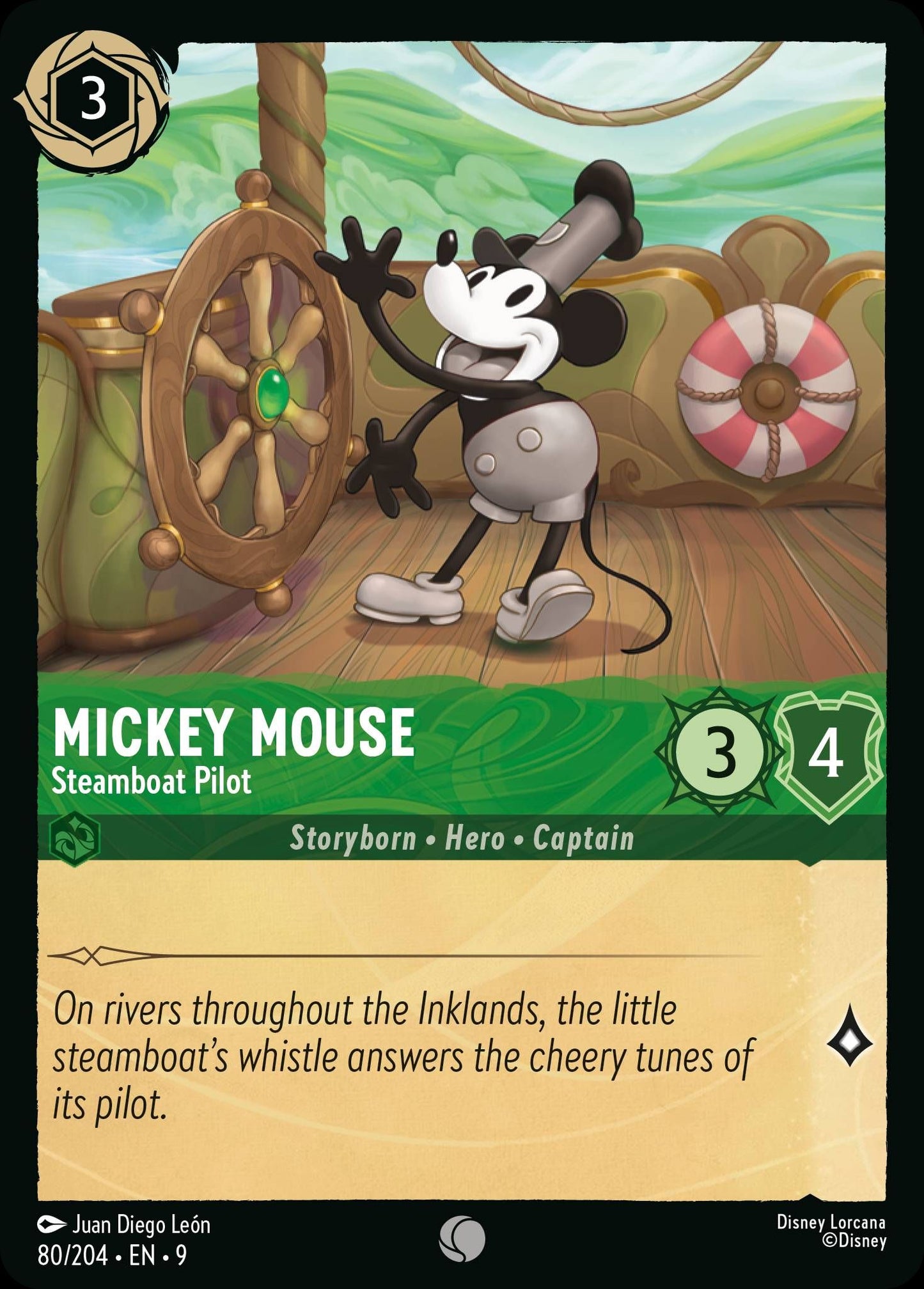 Mickey Mouse - Steamboat Pilot | Fabled #80