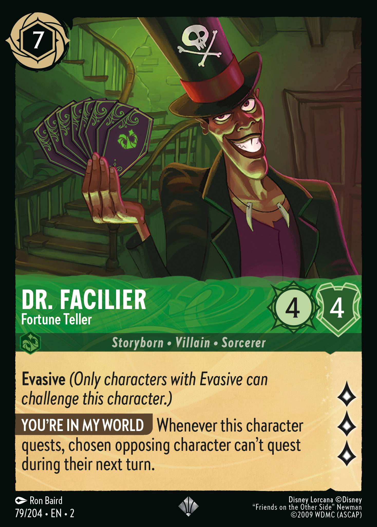 Dr. Facilier - Fortune Teller | Rise of the Floodborn #79 [foil]