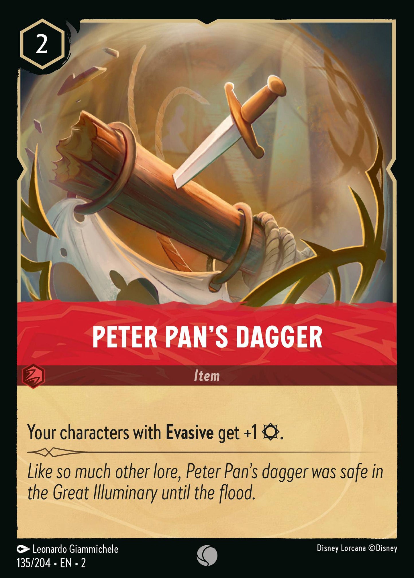 Peter Pan's Dagger | Rise of the Floodborn #135 [foil]